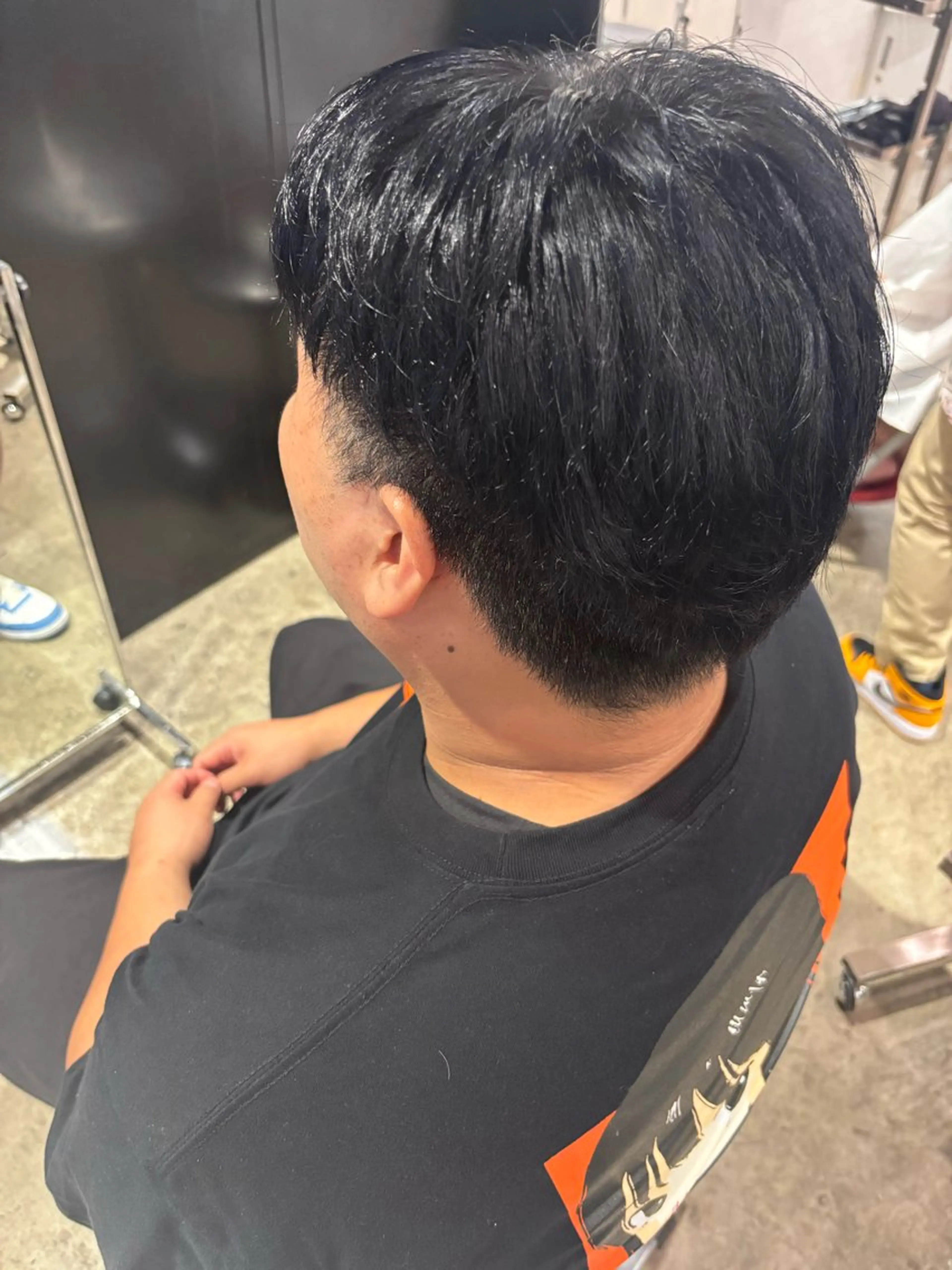 ショート カラー メンズ ヘアカラー トリートメント ALBUM Academy成田楓のヘアスタイル