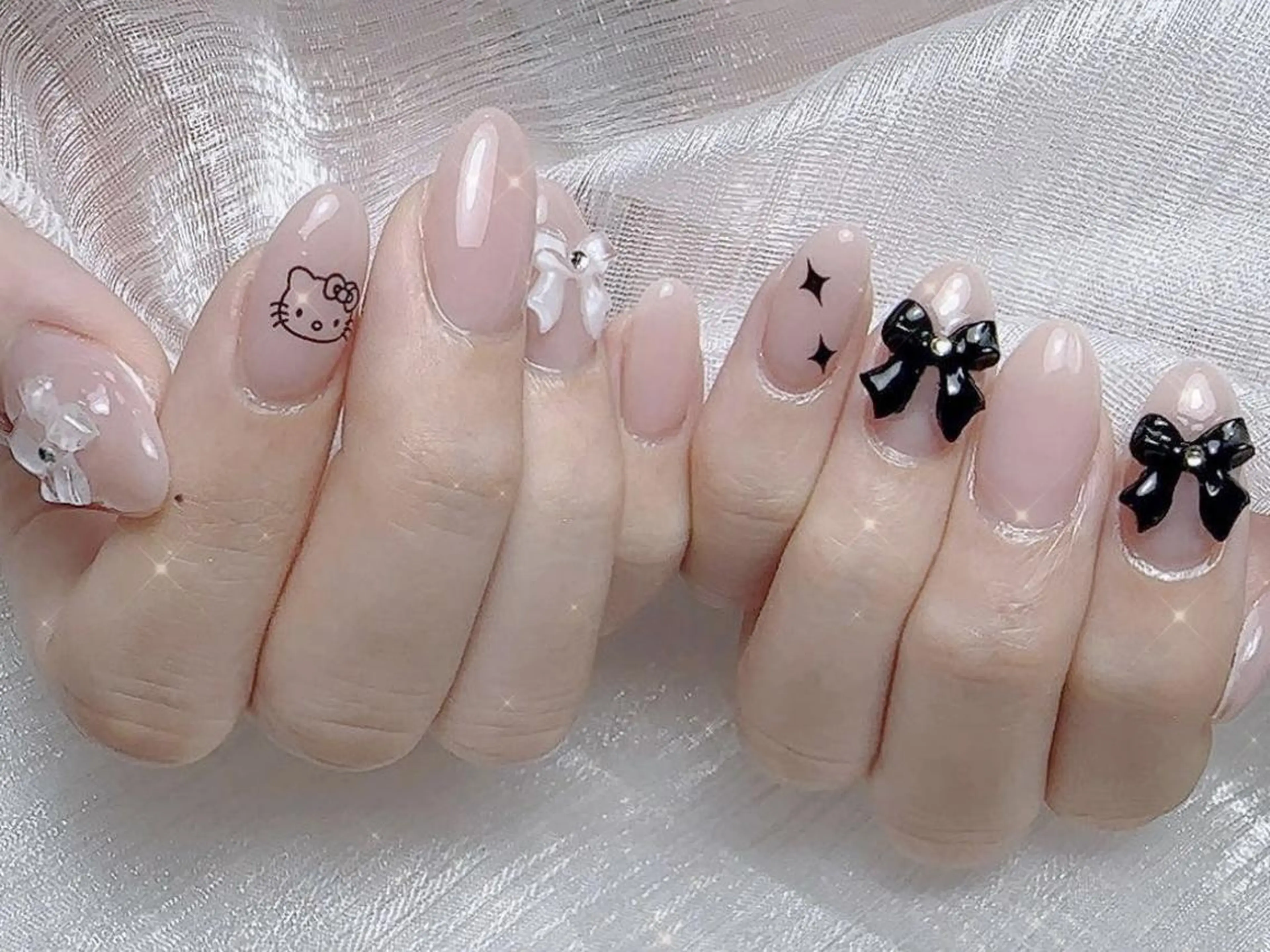 ネイル ハンドネイル 🦋桃子 🦋のネイルデザイン