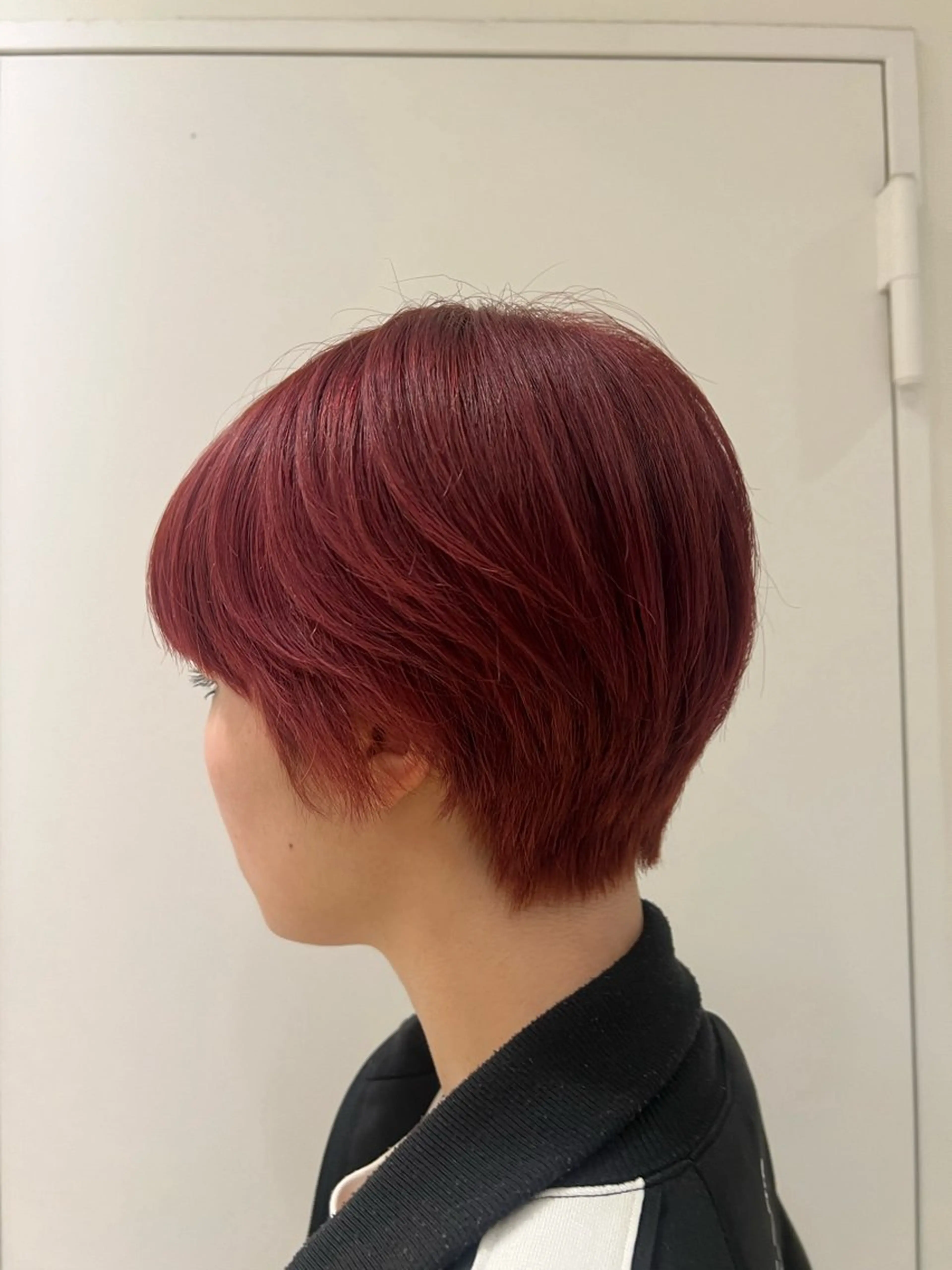 ショート カラー 柳川 瑠衣菜のヘアスタイル