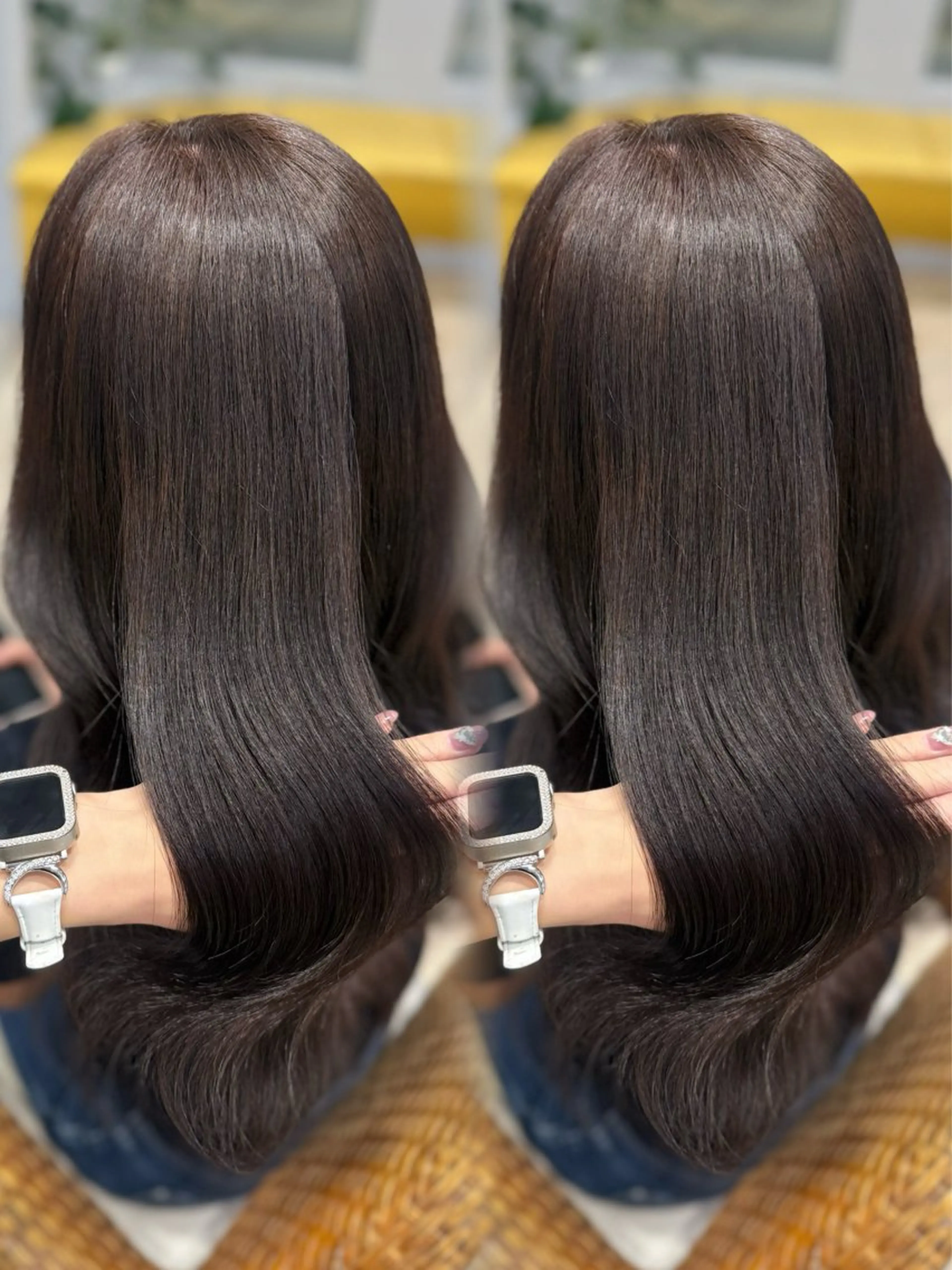 ロング カラー ヘアカラー 大久保 凜香のヘアスタイル