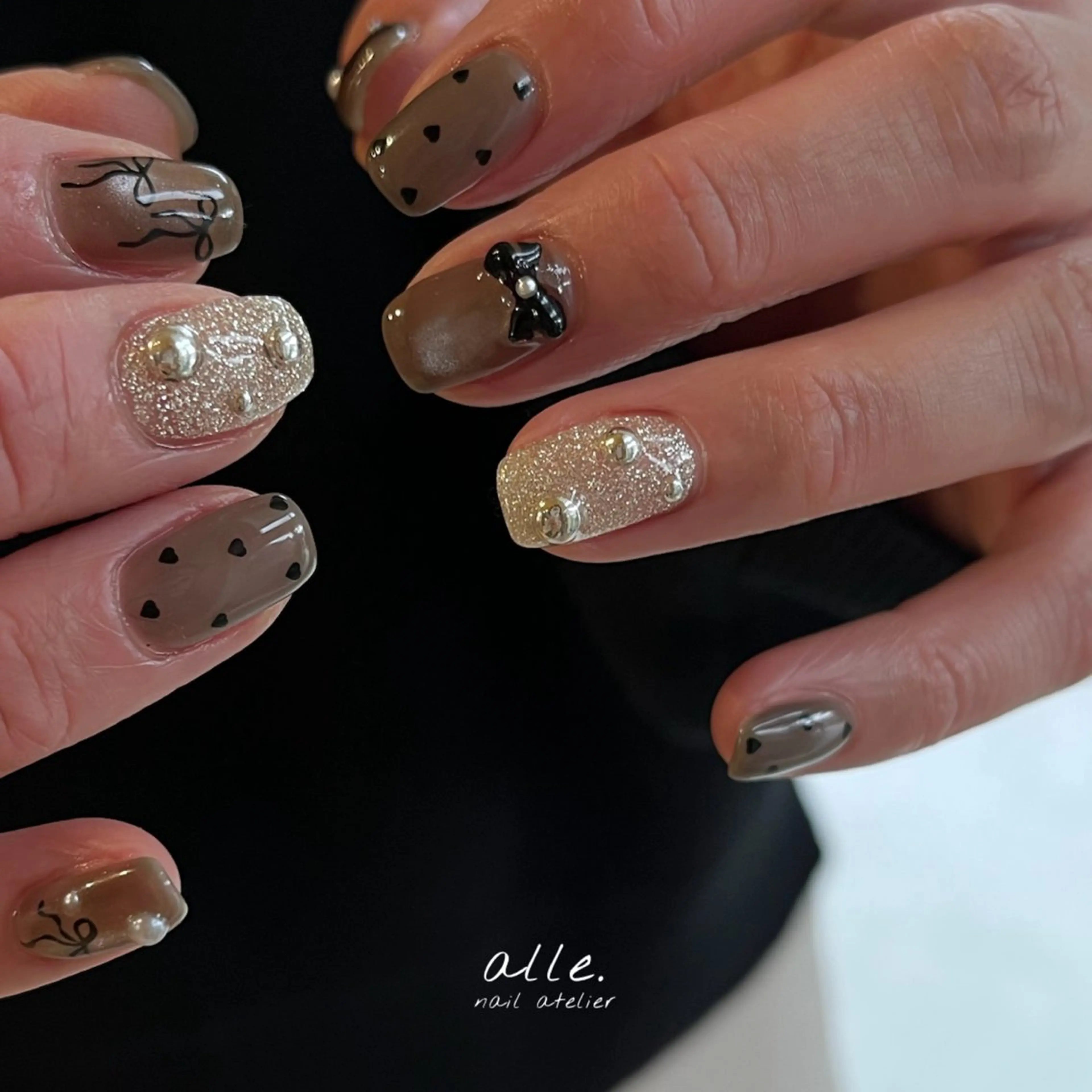 ネイル ハンドネイル atelier alle.のネイルデザイン