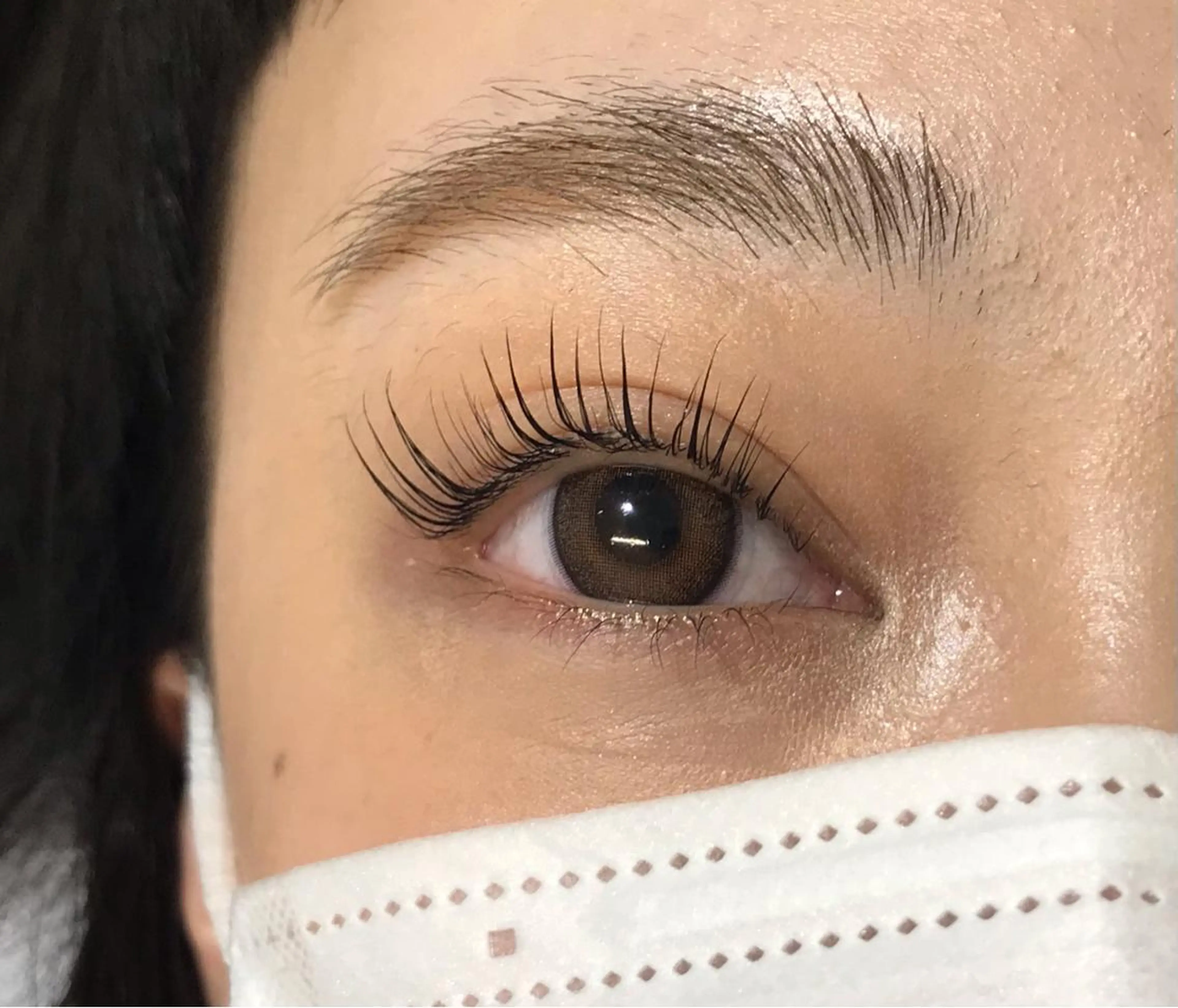 マツエク・マツパ パリジェンヌラッシュリフト 一重×まつ毛パーマ マツパ eyebrow&eyelash COCO所属・salon COCOのマツエク・マツパデザイン