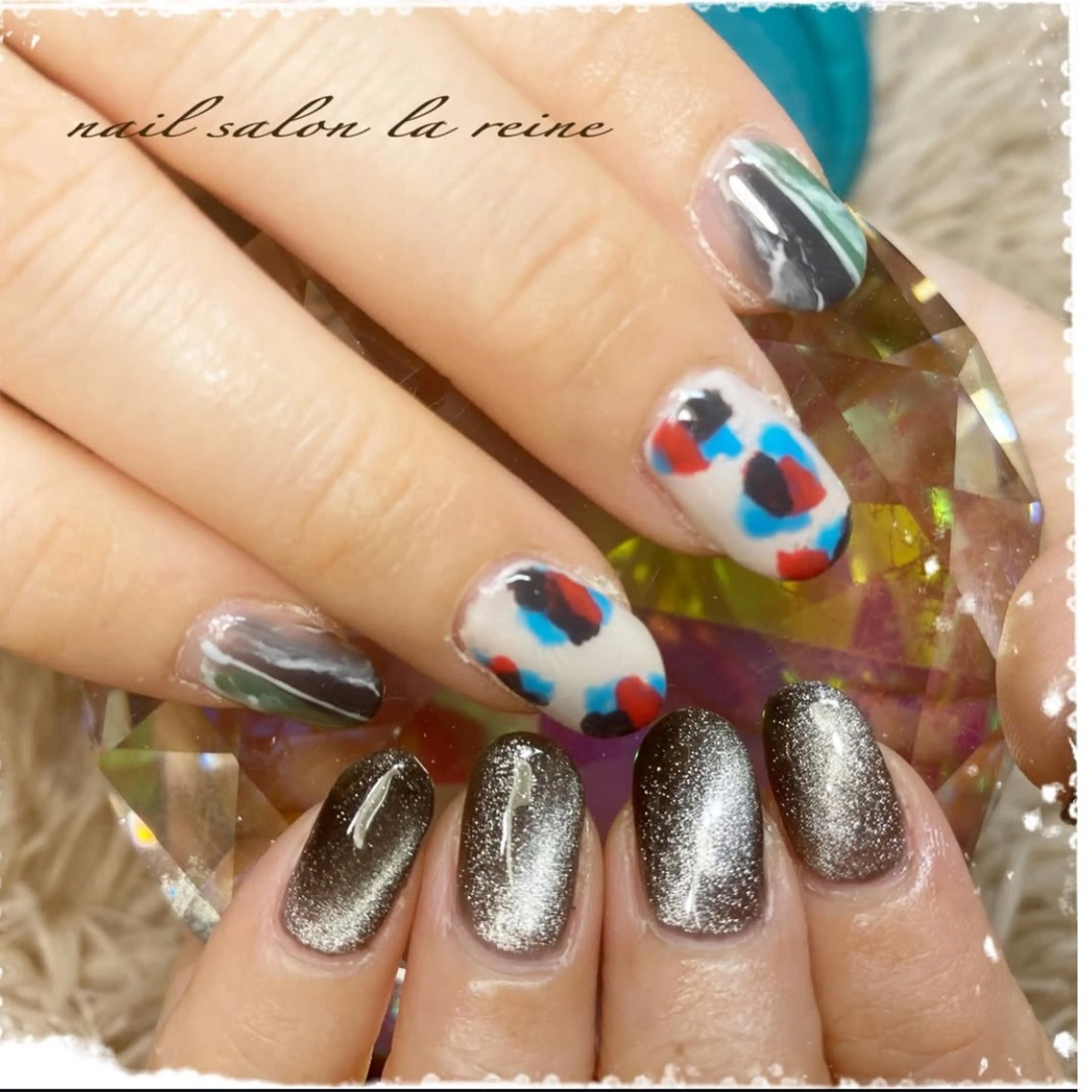 ネイル アートネイル nail salon  la reine所属・nail salon la reineのネイルデザイン
