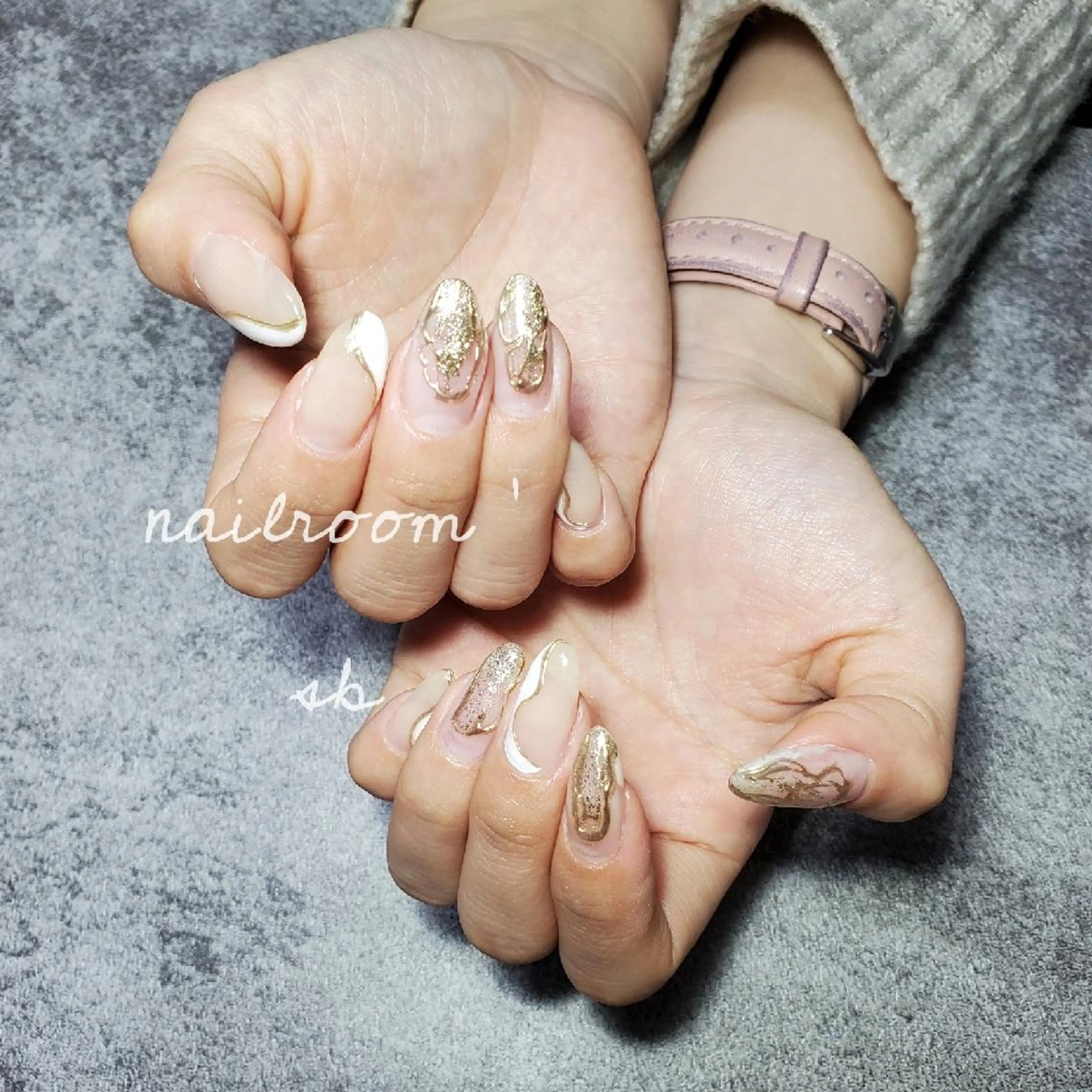 ネイル ハンドネイル nailroom‪ sb‪‪𓈒𓂂𓏸のネイルデザイン