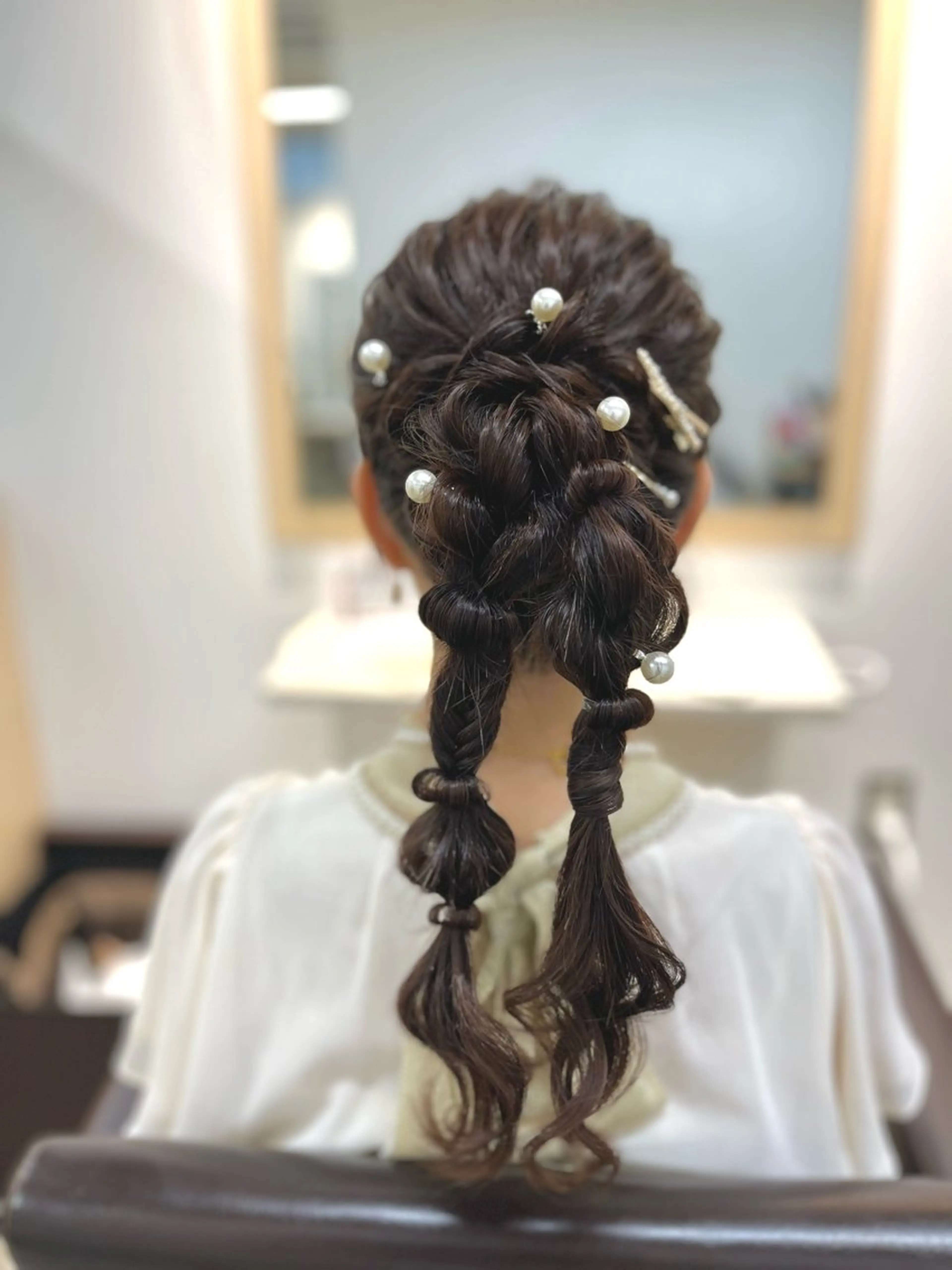 ヘアアレンジ ポニーテール ヘアセット 似合わせヘアメイク 💐オダギリチアキのヘアスタイル