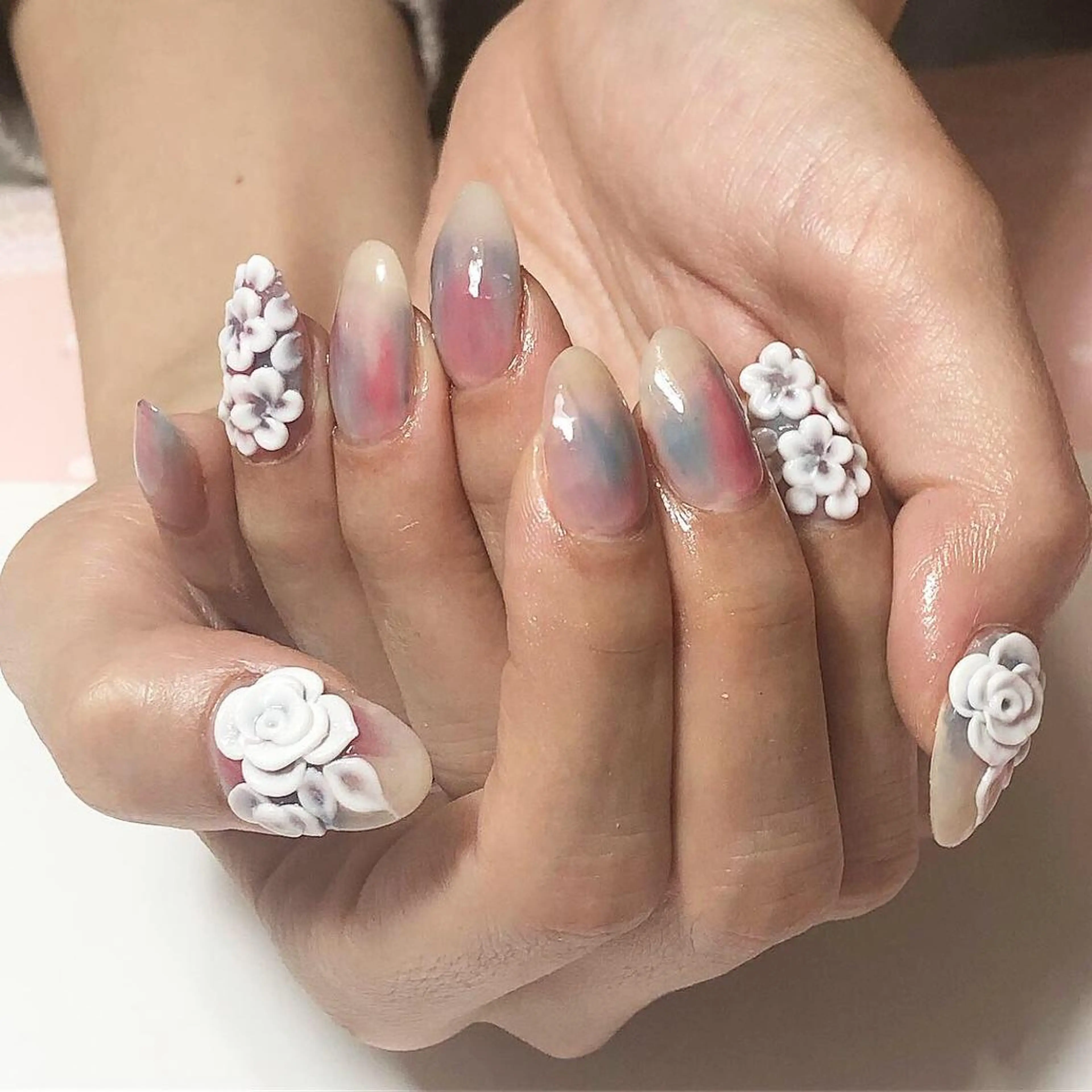 ネイル フラワーネイル ハンドネイル ネイルサロン Sweetのネイルデザイン