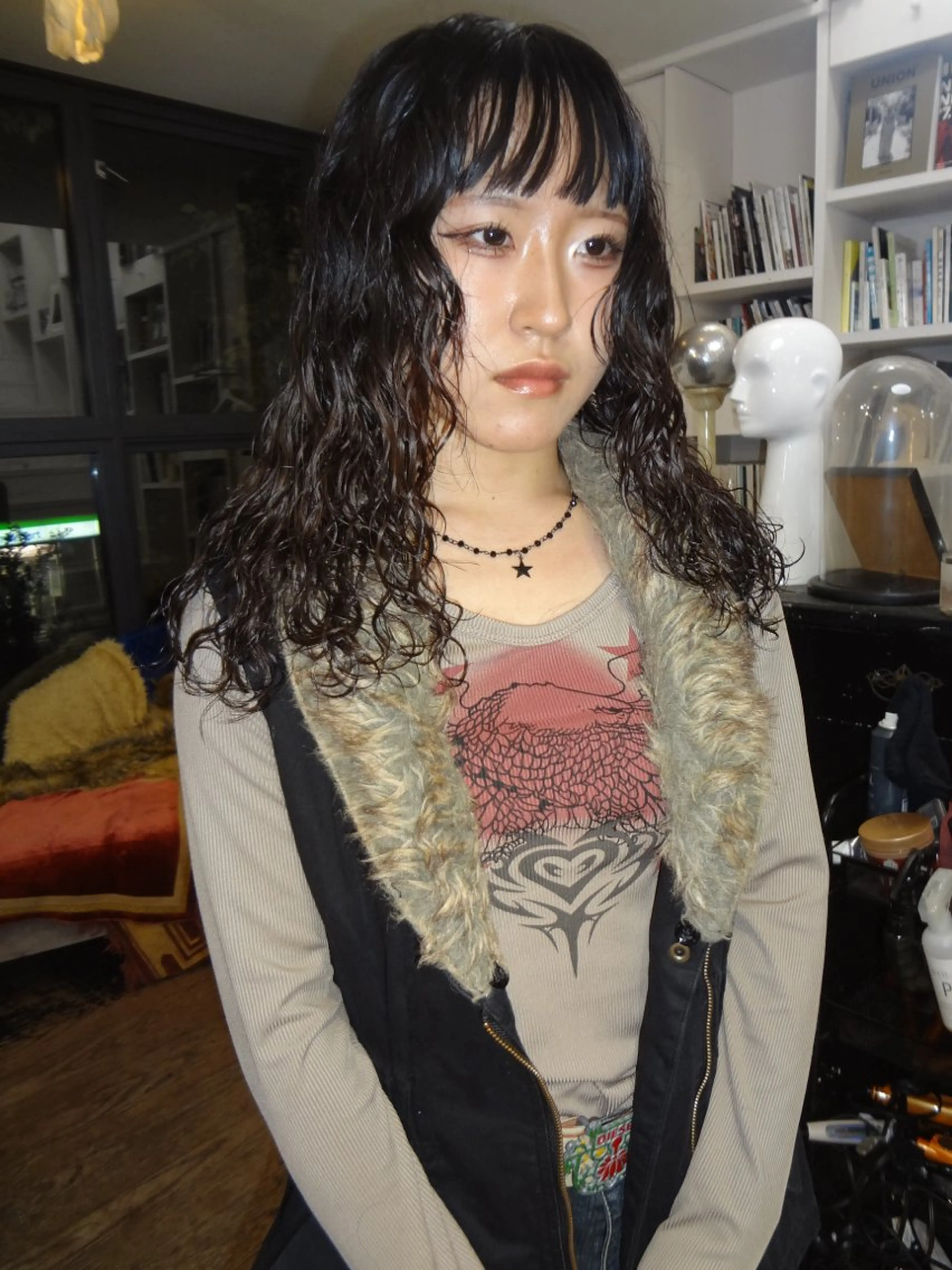 カット+スチームパーマ🌀トリートメント付(愛知/岡崎)ハードパーマ/レイヤーパーマ/ボブパーマの写真