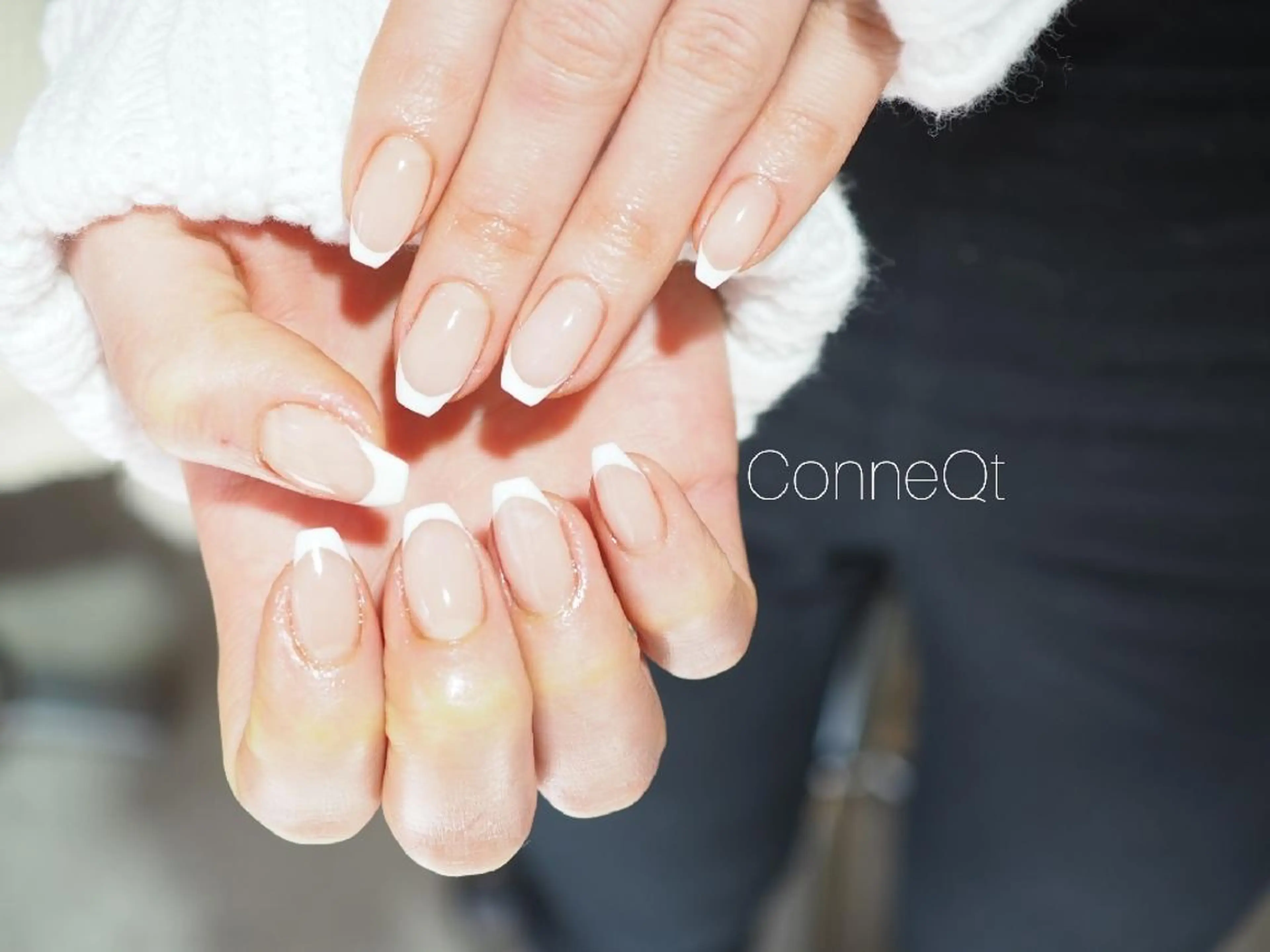 ネイル フレンチネイル ハンドネイル ConneQt所属・ETHOSENSE. kimikaのネイルデザイン