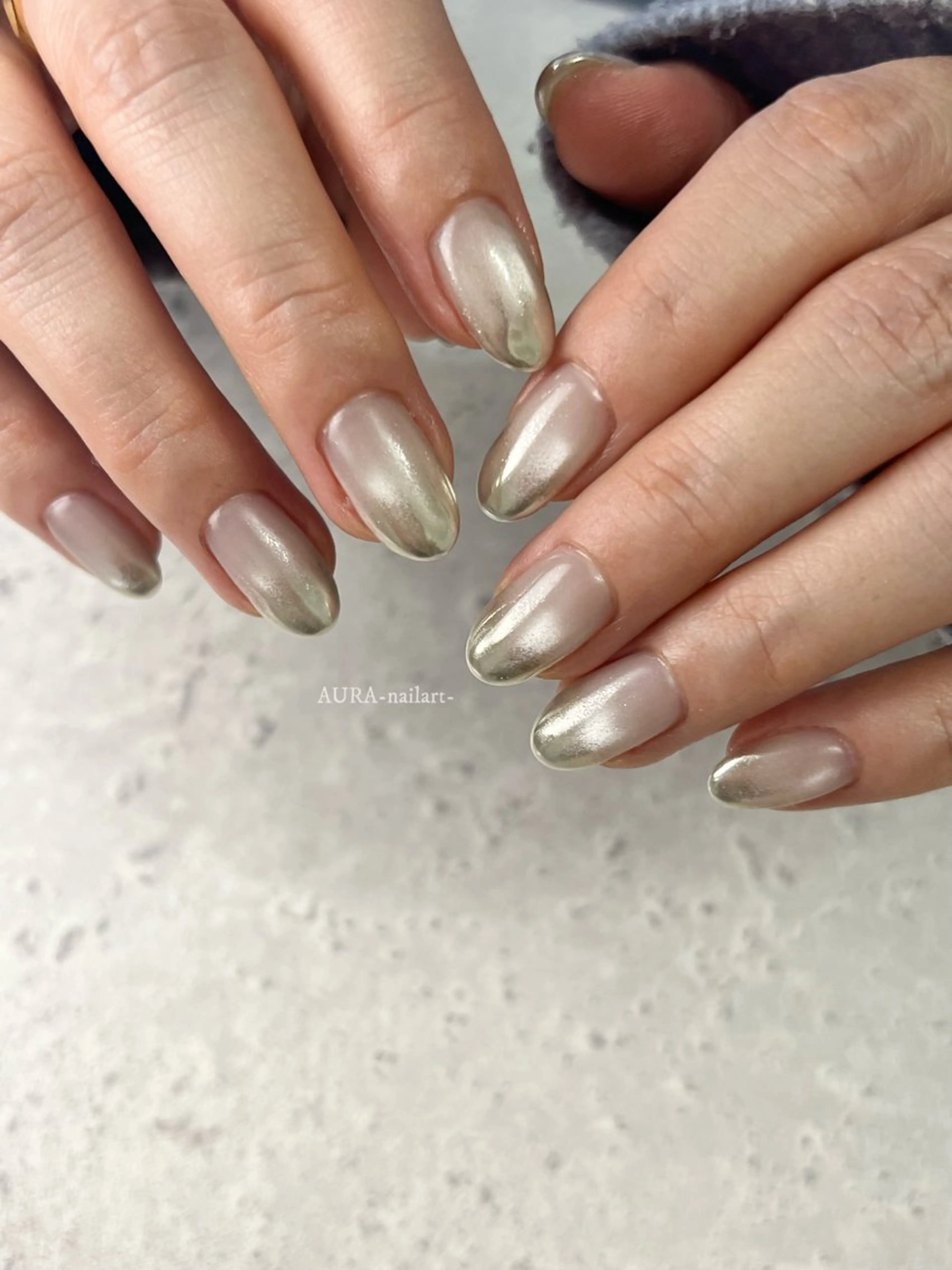 ネイル ハンドネイル フットネイル AURA nailartのネイルデザイン