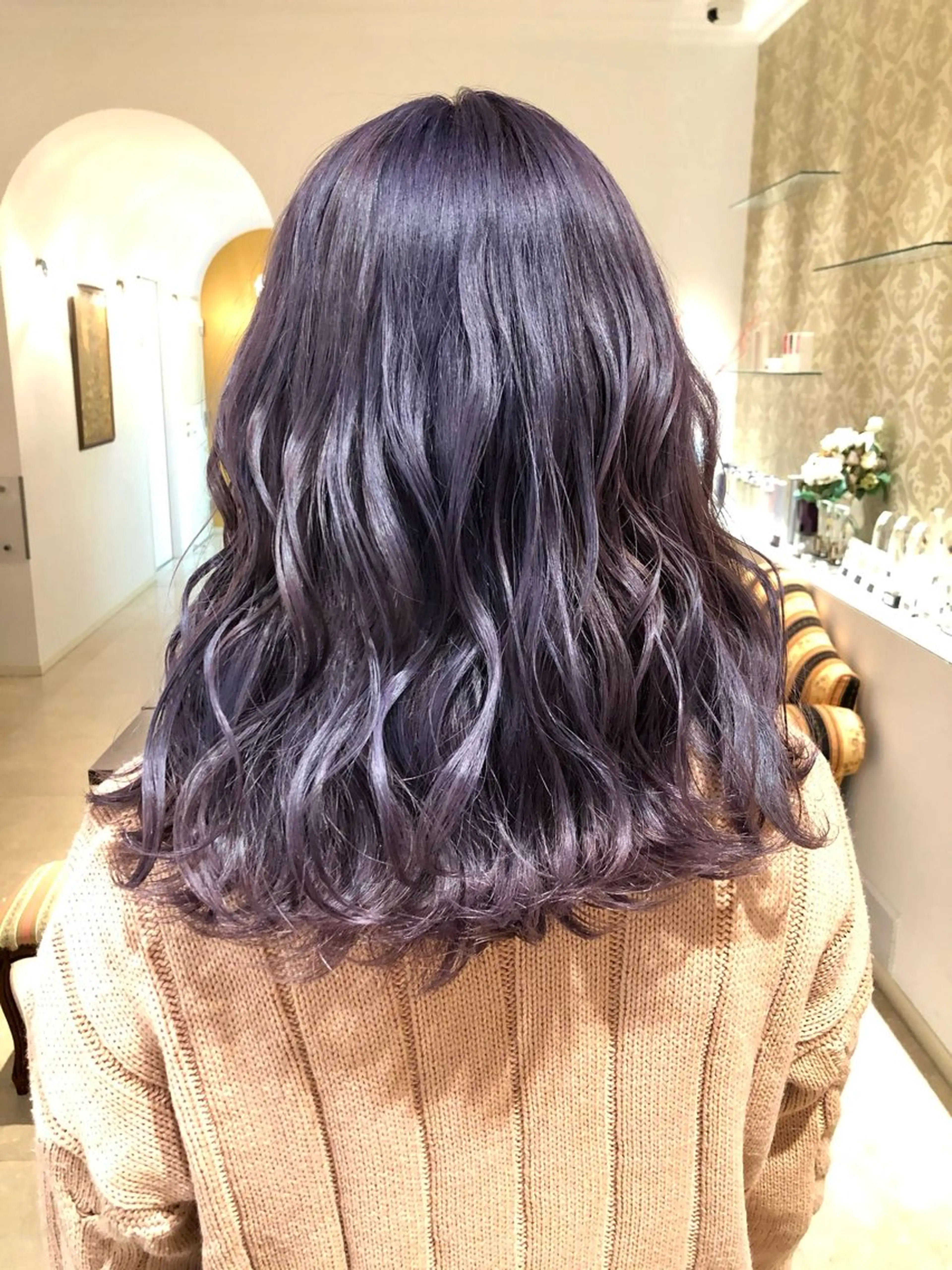 セミロング カラー カラースペシャリスト ・齊藤 羽瑠輝のヘアスタイル