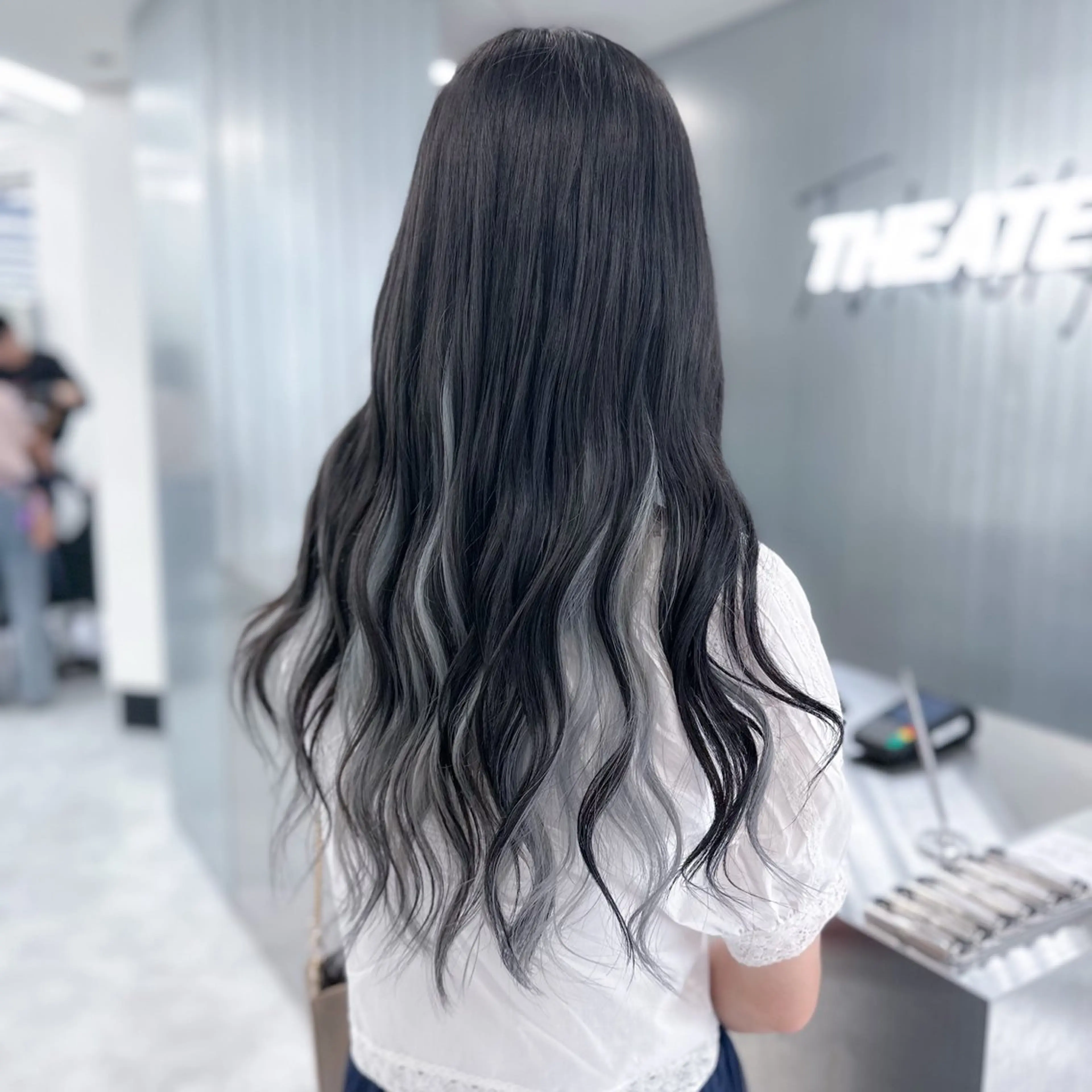 ロング ケアカラー 髪質改善 トリートメント 中山 正洋のヘアスタイル