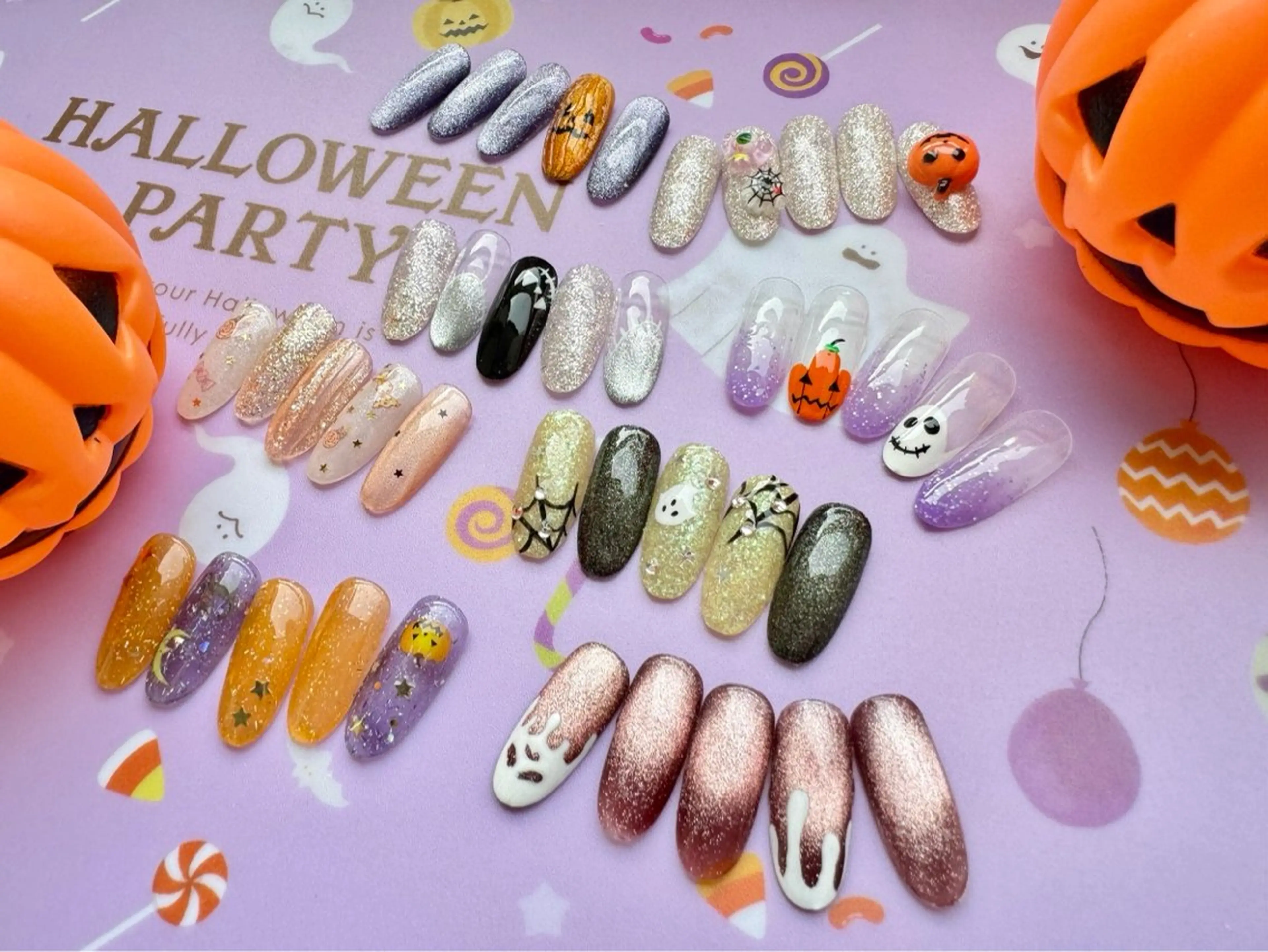 10/30まで限定‼️サンプルから選ぶハロウィンコース🎃👻(オフ/ケア込み)✨の写真