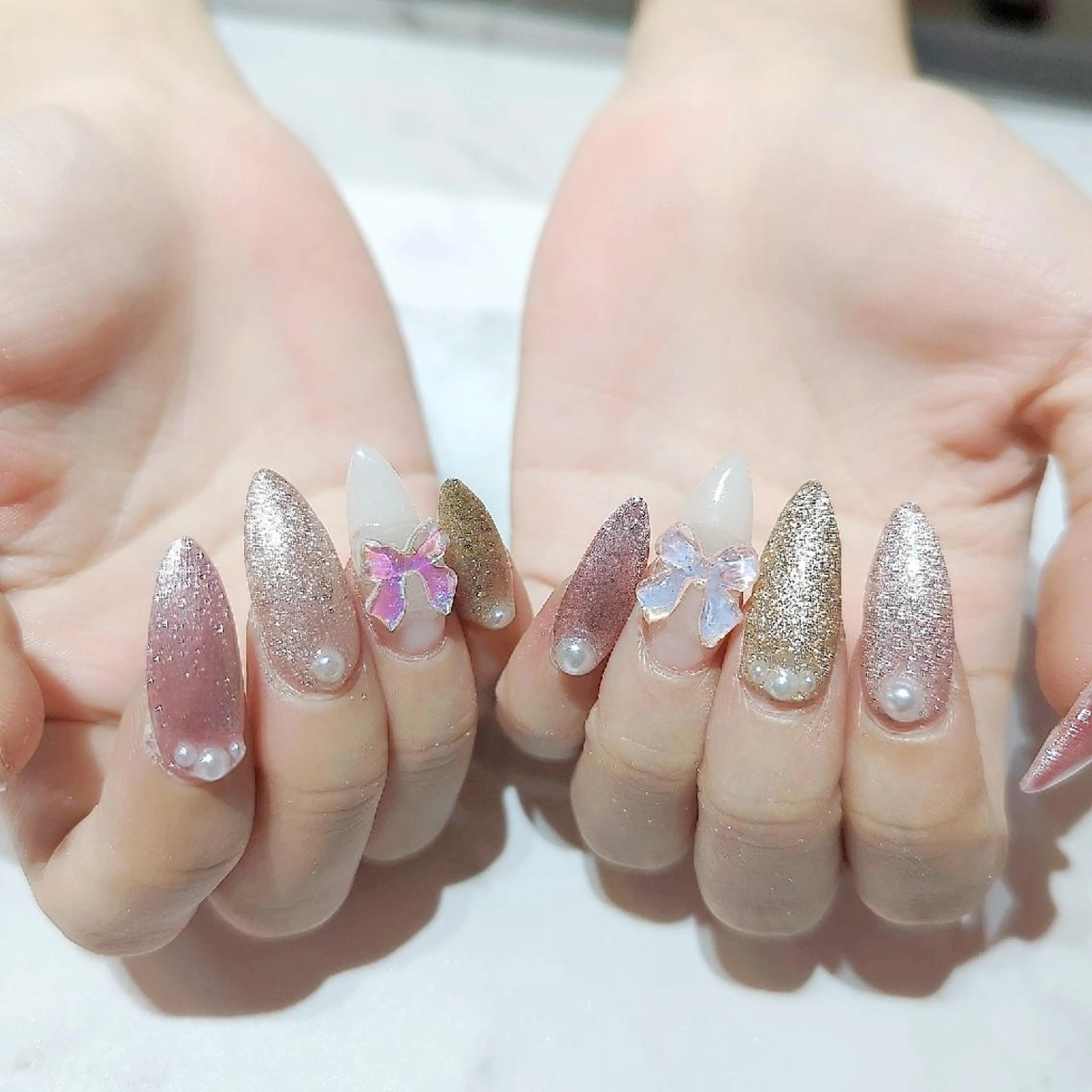 ネイル ハンドネイル あ きのネイルデザイン