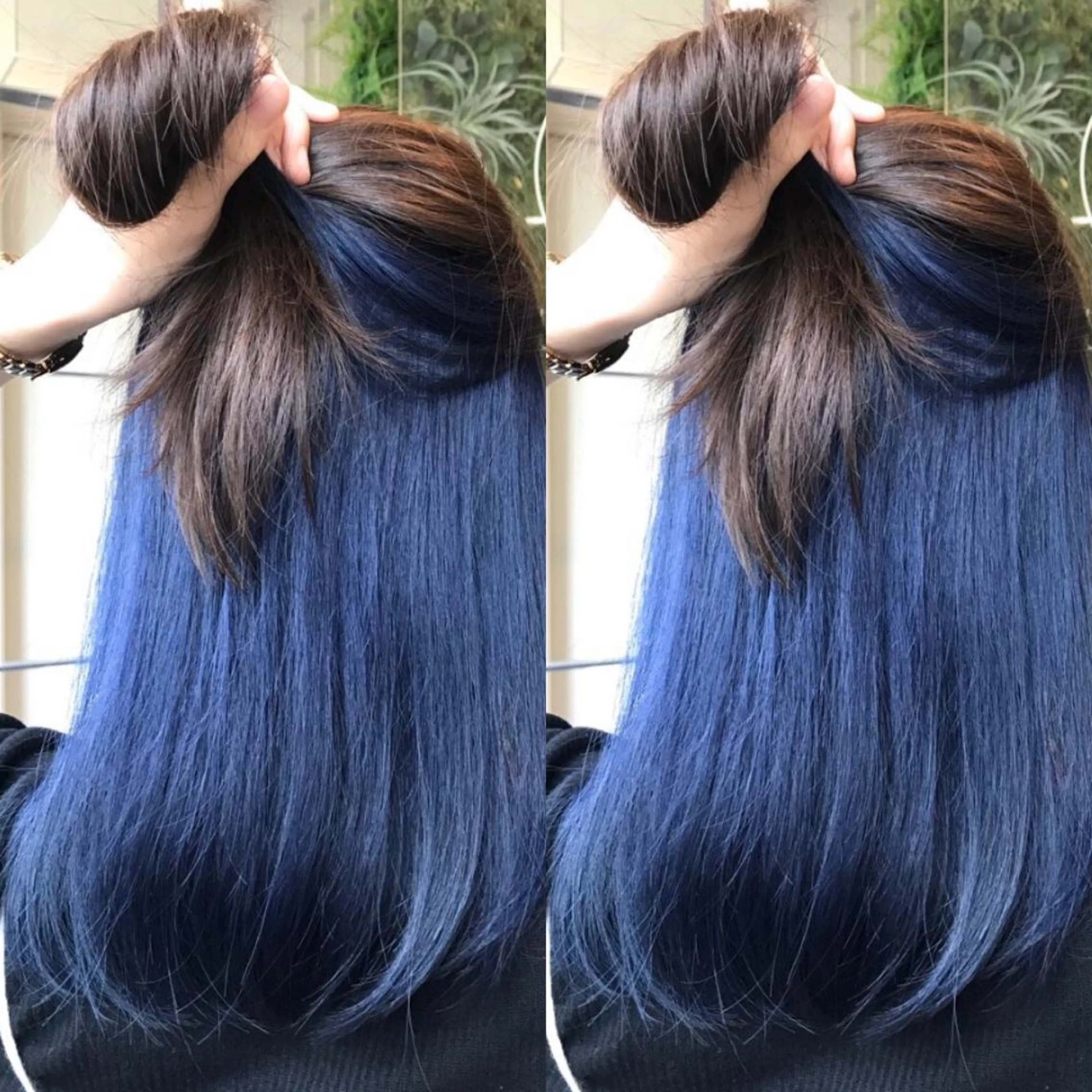 ミディアム カラー ヘアカラー Hanna by W_SALONのヘアスタイル