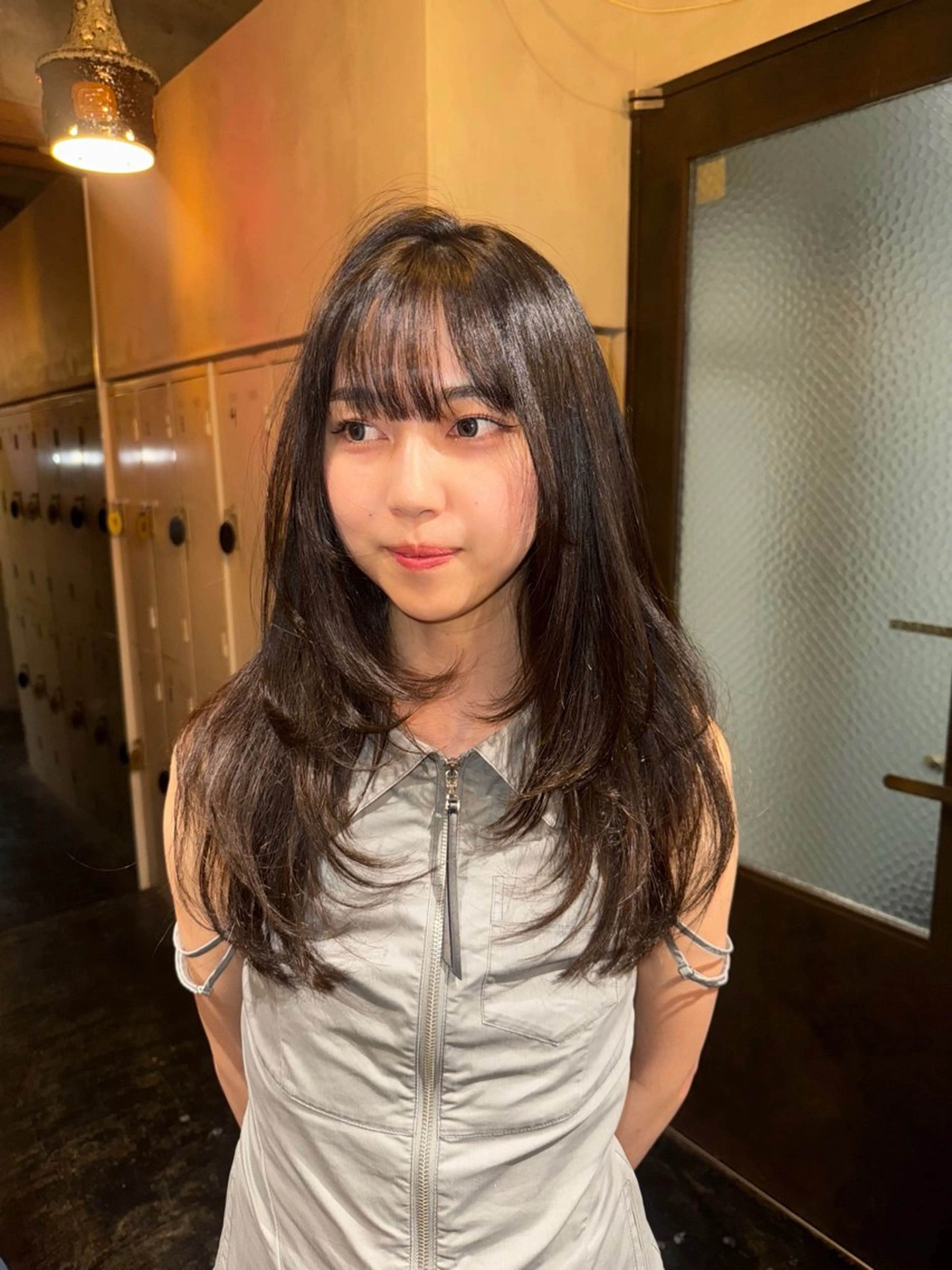 ロング ハイトーン/カット Kazuhaのヘアスタイル