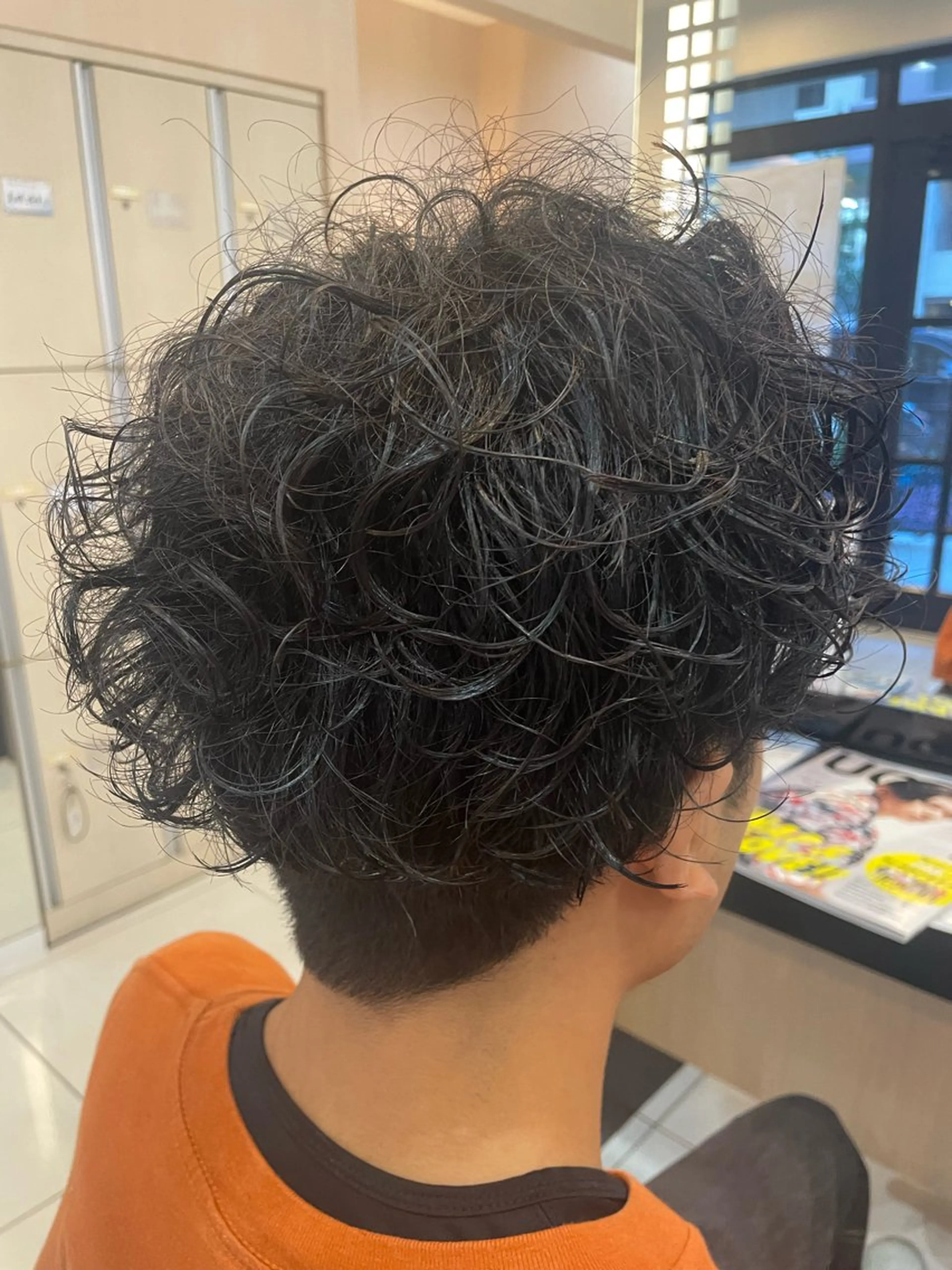 ショート パーマ メンズ カット パーマ リリー /Men's/パーマのヘアスタイル
