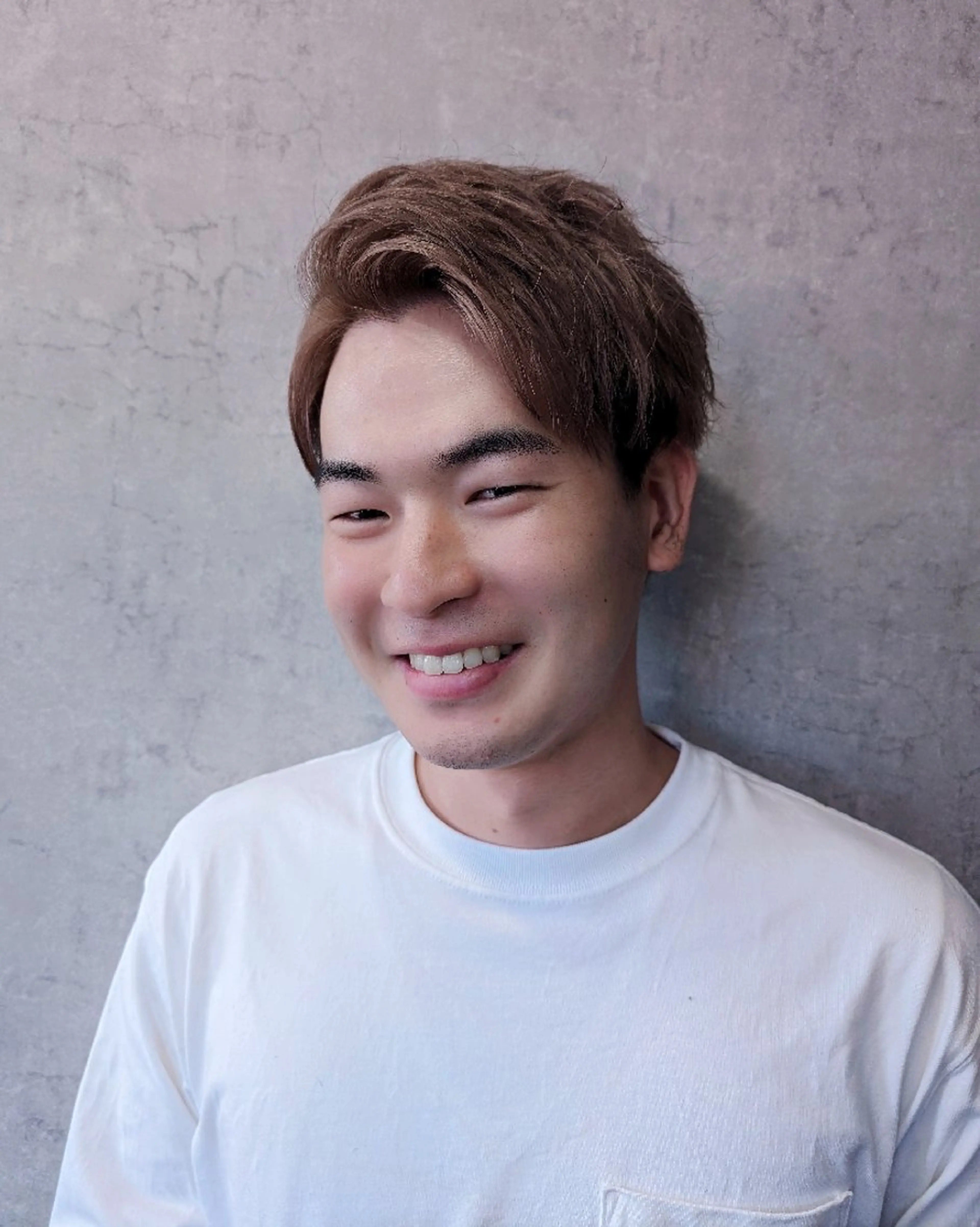 メンズ アップバング ふつうの美容師🐕 永山昂のヘアスタイル