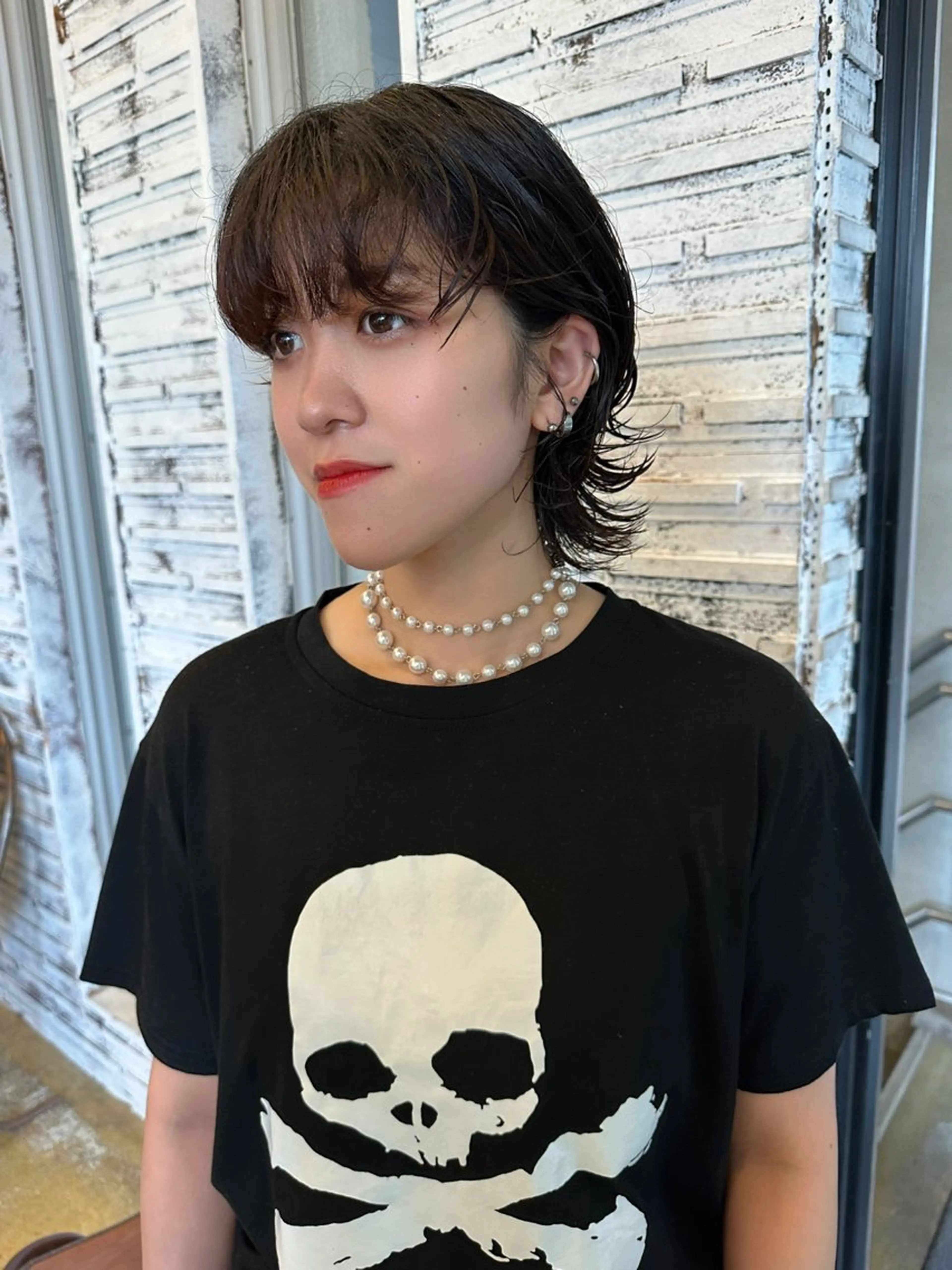 ショート パーマ デザインカット マレットヘア ウルフカット ✨艶ブリーチカラー✨ 酸性ストレート光太郎のヘアスタイル