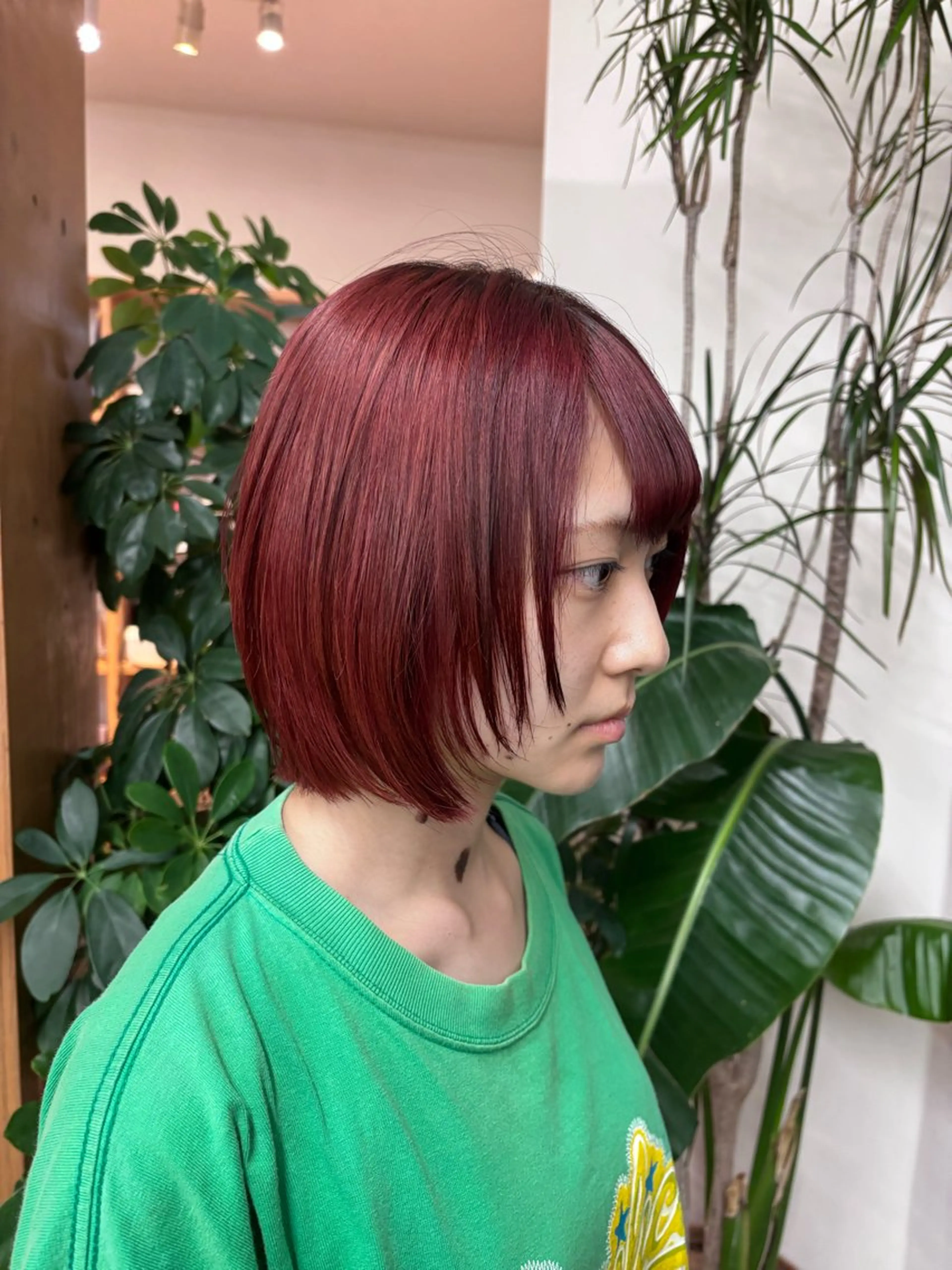 カラー レッドカラー 🦄カラーモデル 募集中🦄ちえみのヘアスタイル