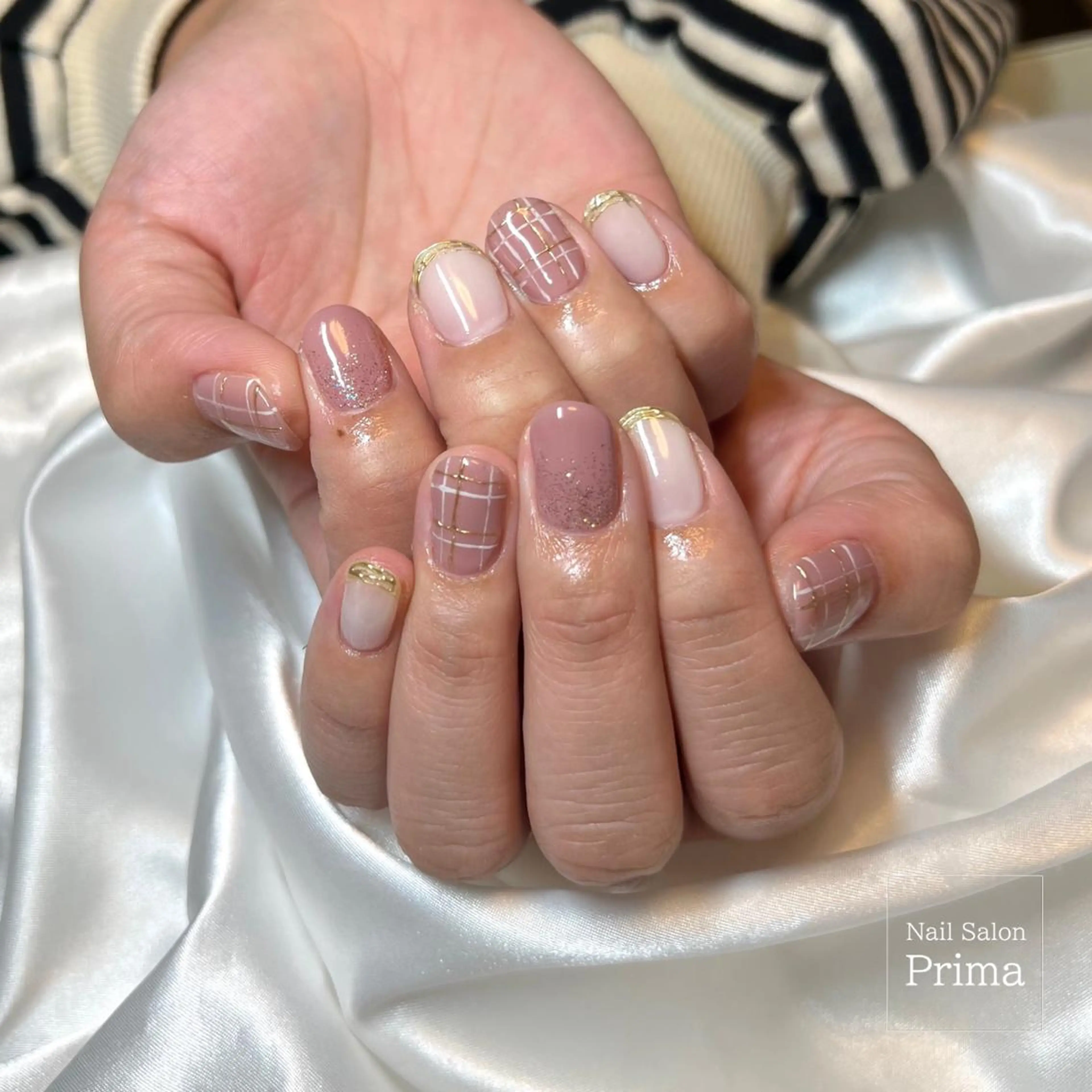 ミディアム ネイル SalonPrima Nail & Eyeのネイルデザイン