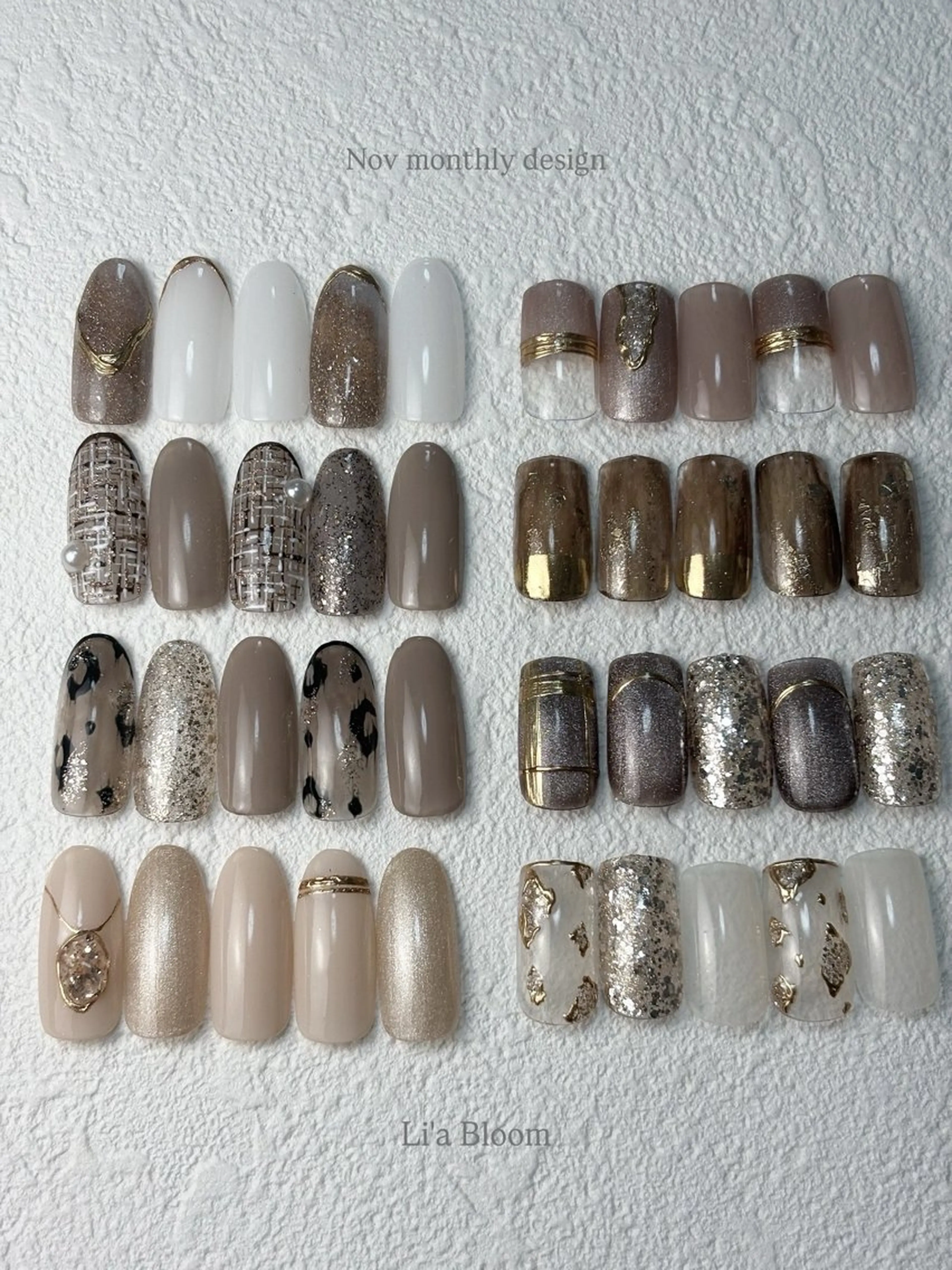 🦋50%off🦋8種類から選べる🫧 monthly design🤍/オフなしの写真