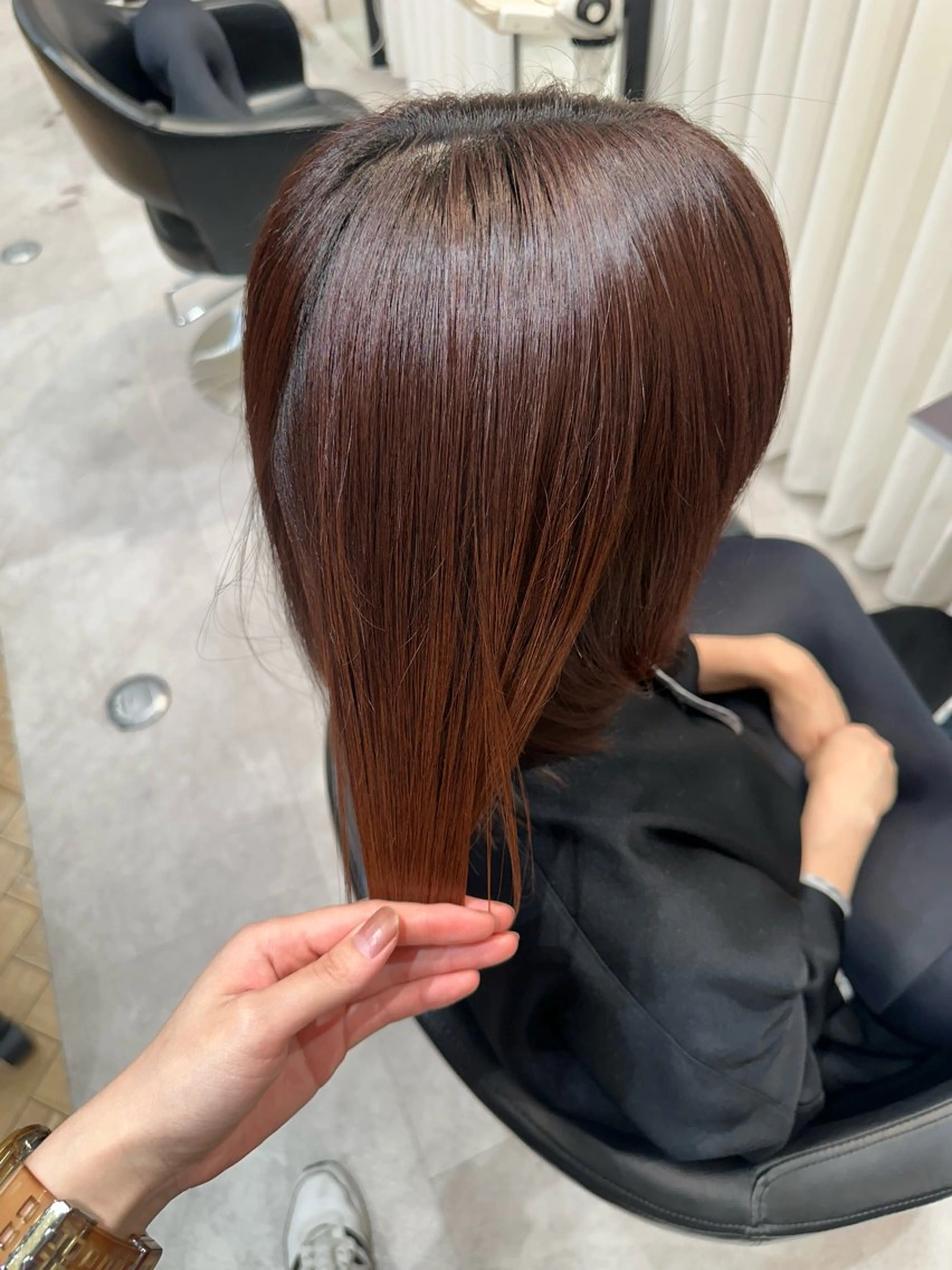 ミディアム カラー ヘアカラー L.O.G SHIBUYA所属・随時募集中 🟡SUMIKAのヘアスタイル