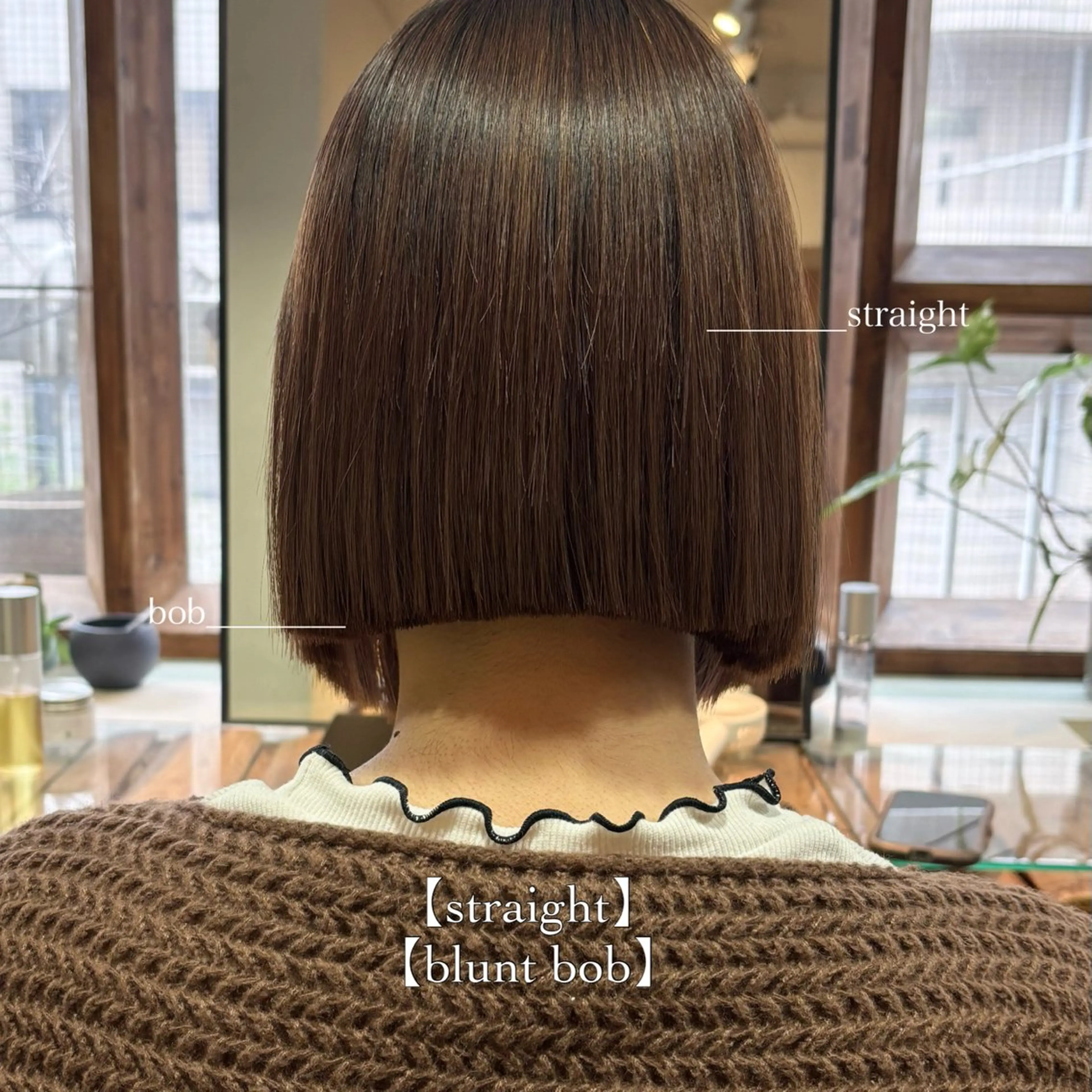 ミディアム カット 縮毛矯正 ⌇透明感color 🌺ᴍᴇɢᴜᴍɪ ⌇のヘアスタイル