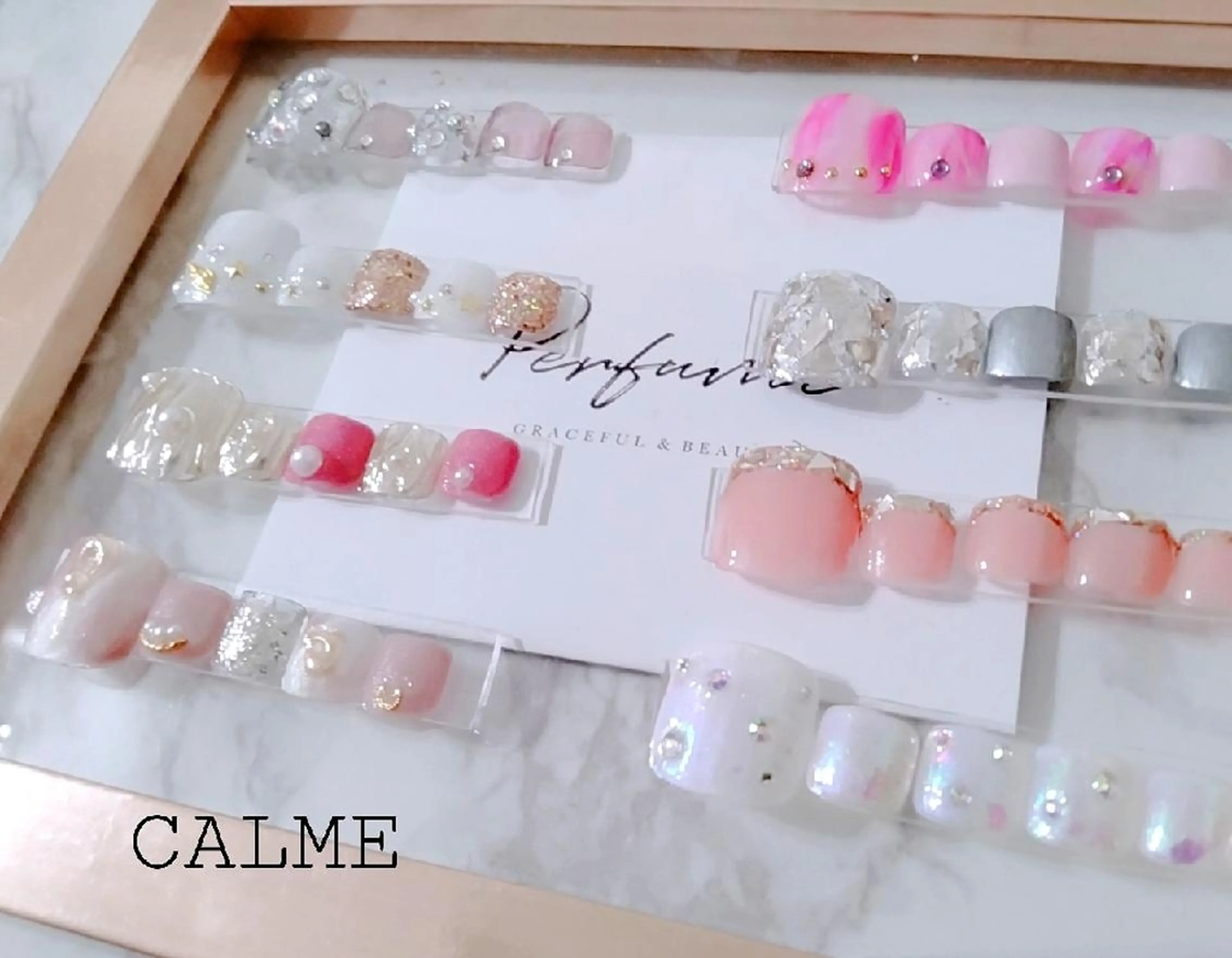 ネイル フットネイル フットネイル CALME ♡のネイルデザイン
