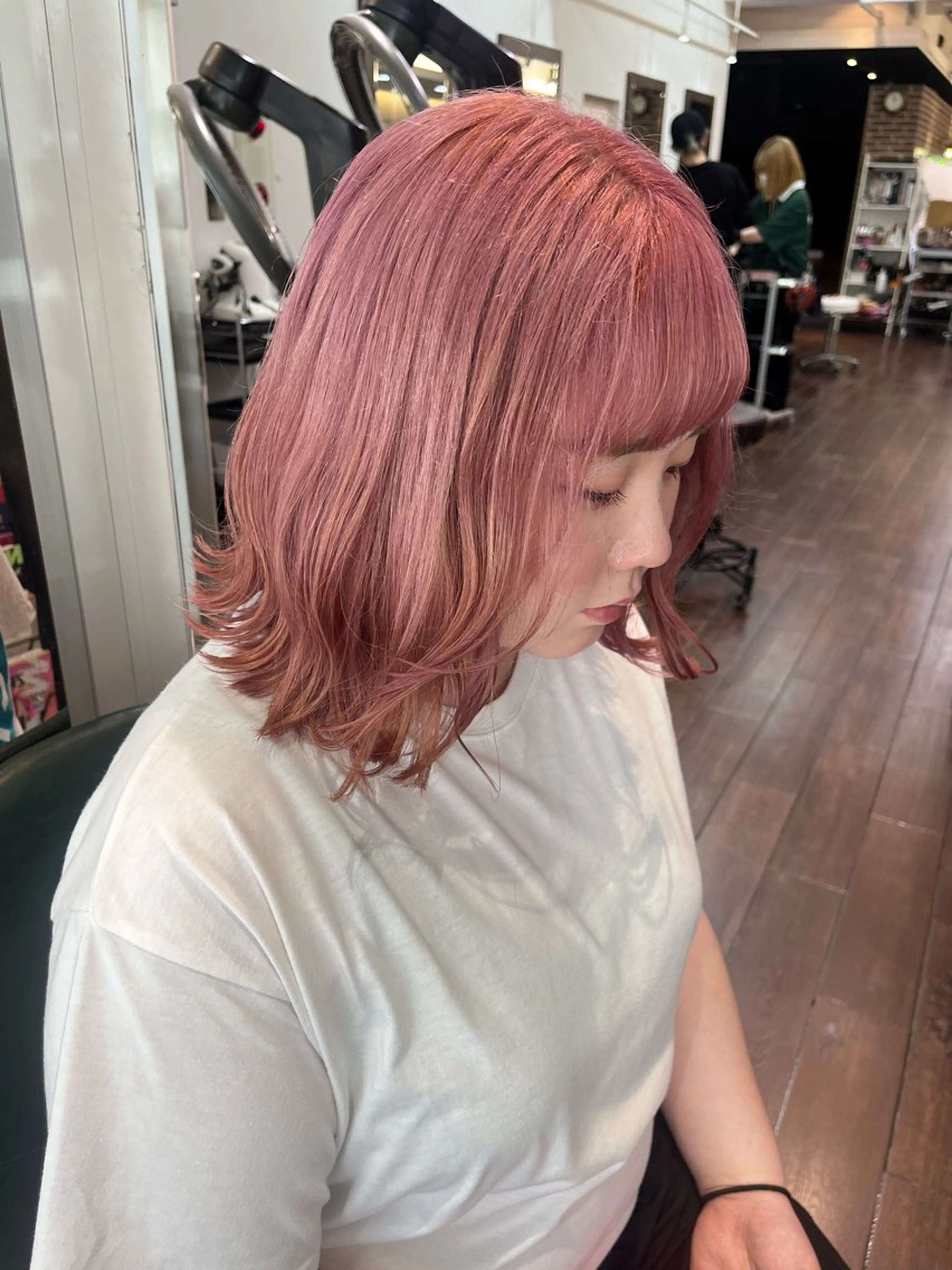 ロング ヘアカラー トリートメント ヘッドスパ ヘアセット 酸性ストレート 🤍🎀honokaのヘアスタイル