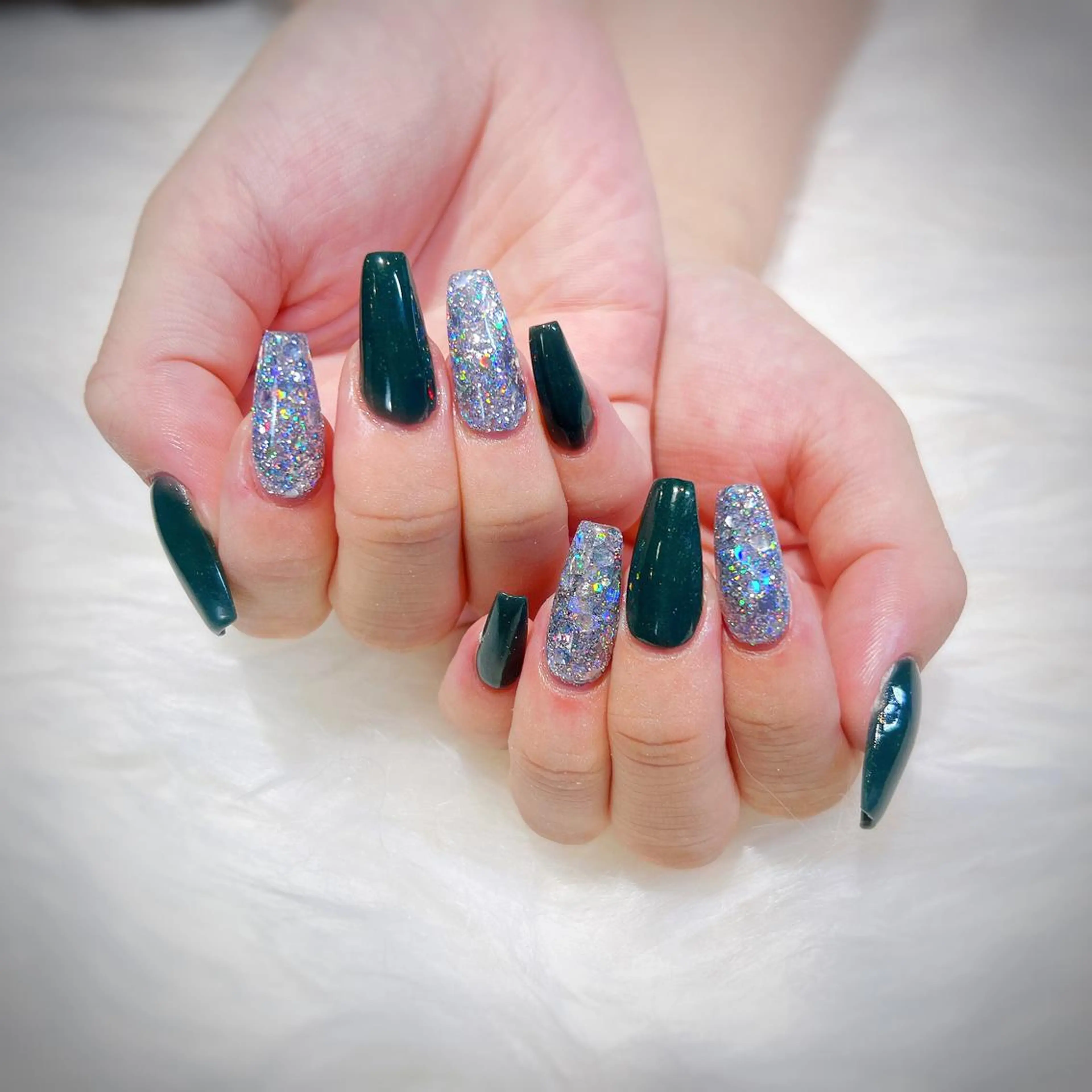 【HAND】ジェルワンカラーorラメグラデーション（10色）★オフ有⭕️の写真