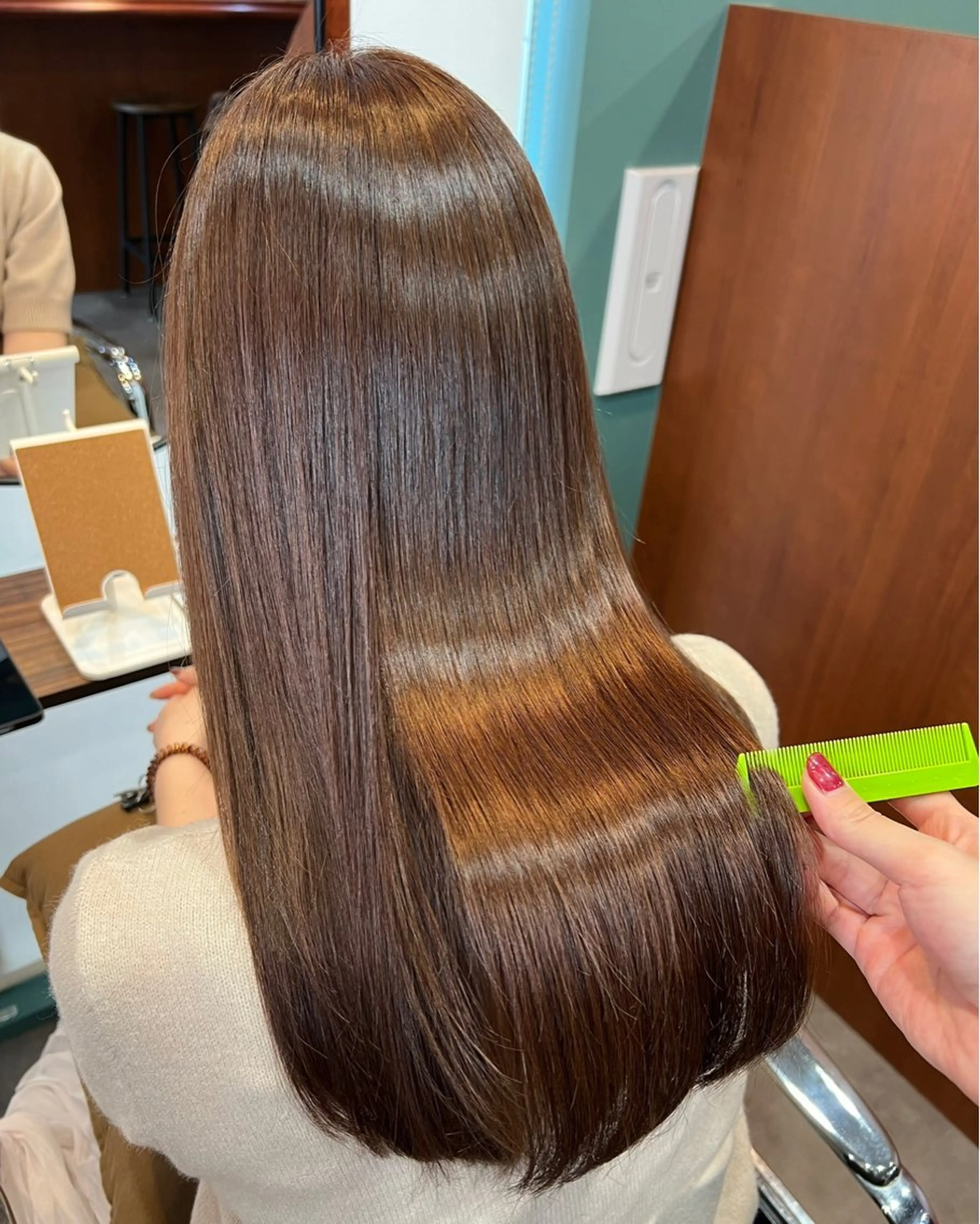 ロング カット ヘアカラー トリートメント studio HEAP 辻堂 髪質改善サロン所属・美髪矯正/髪質改善 🌼 原田 愛弓のヘアスタイル