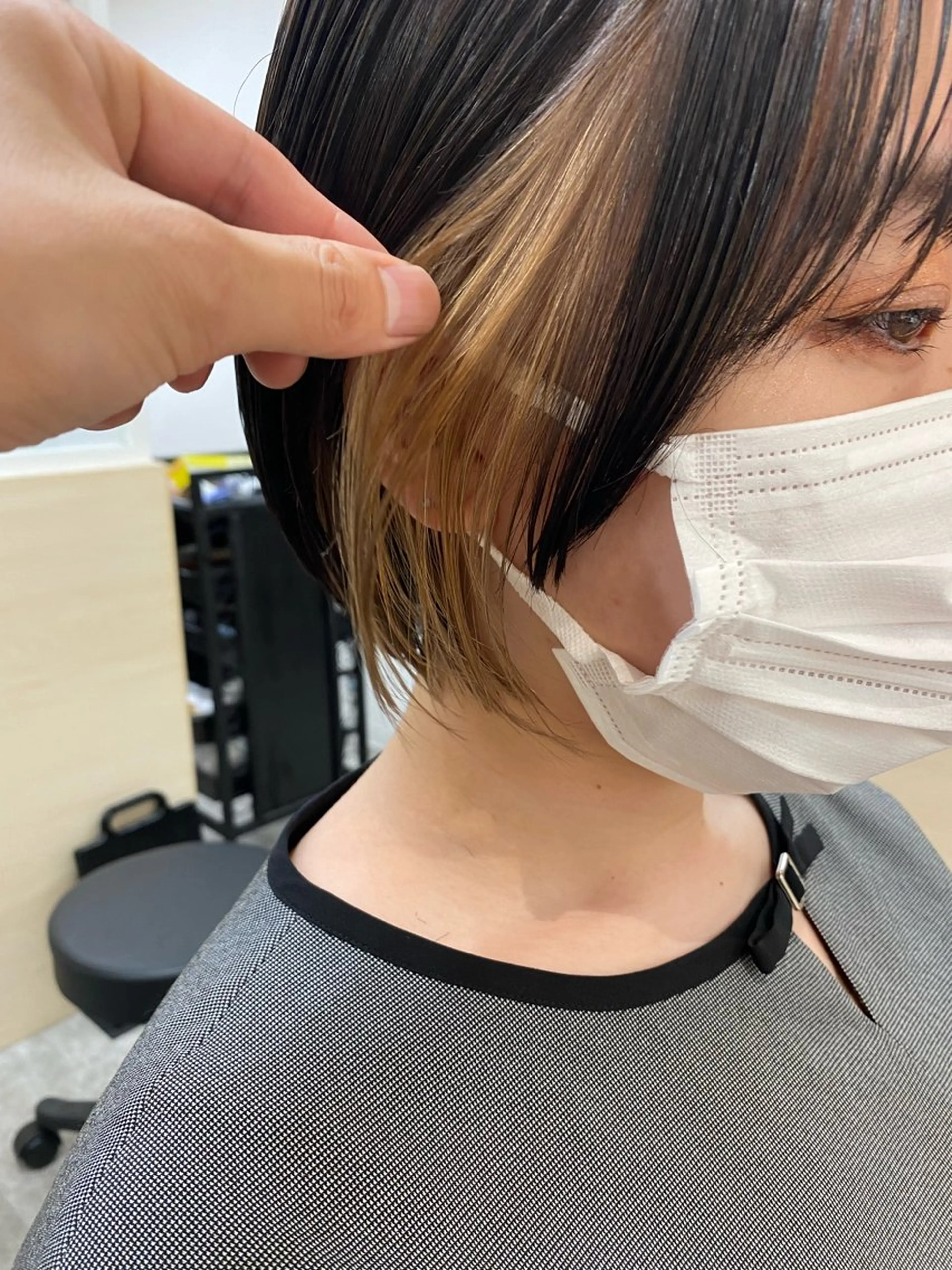 ショート カラー カット ヘアカラー トリートメント IVORY.所属・🟩くすみベージュ/ ショート/ボブ/大司のヘアスタイル