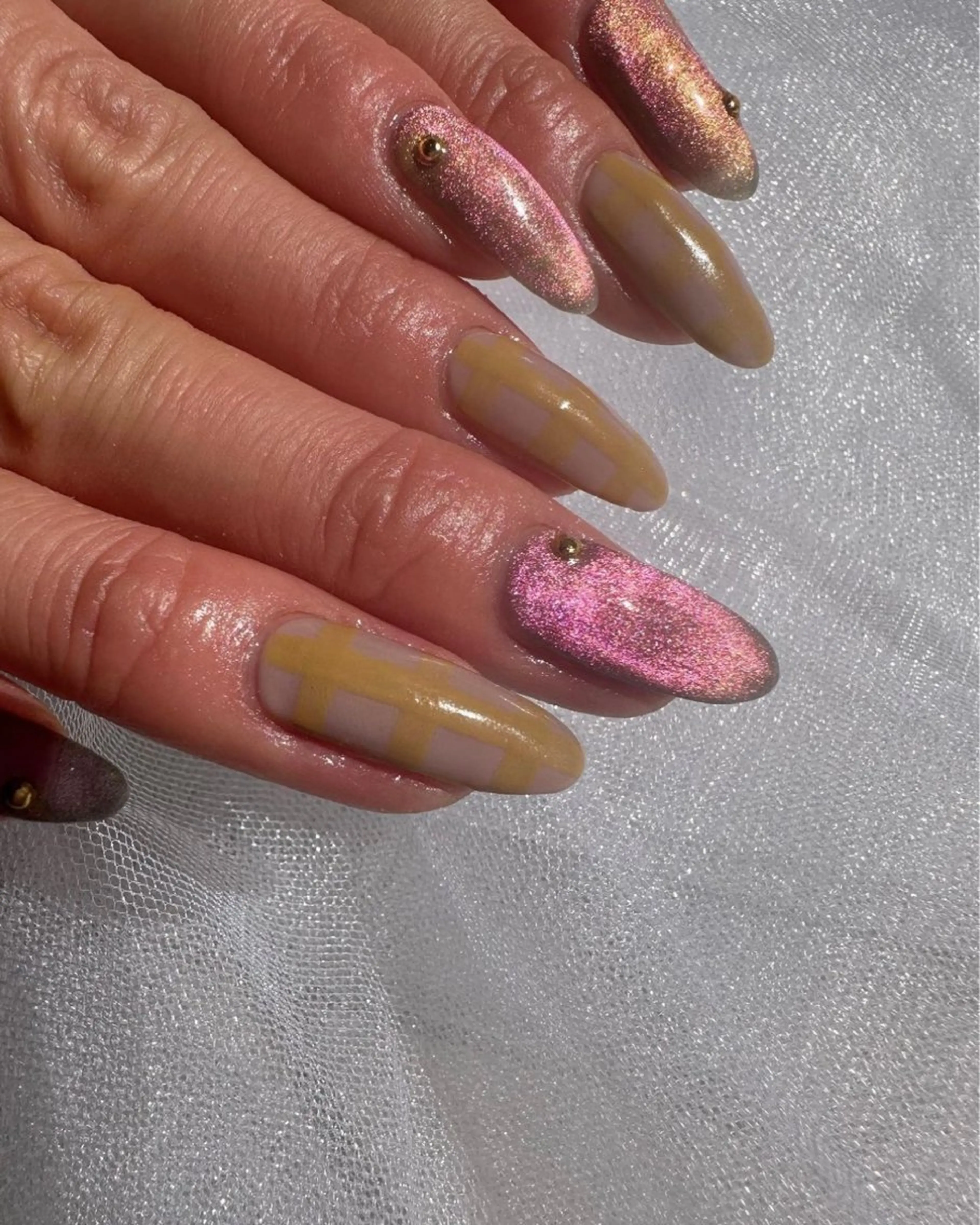 ネイル クリアネイル 氷ネイル・うるうるネイル キラキラネイル 韓国ネイル ロングネイル 🪞KAPE NAIL 🪞のネイルデザイン