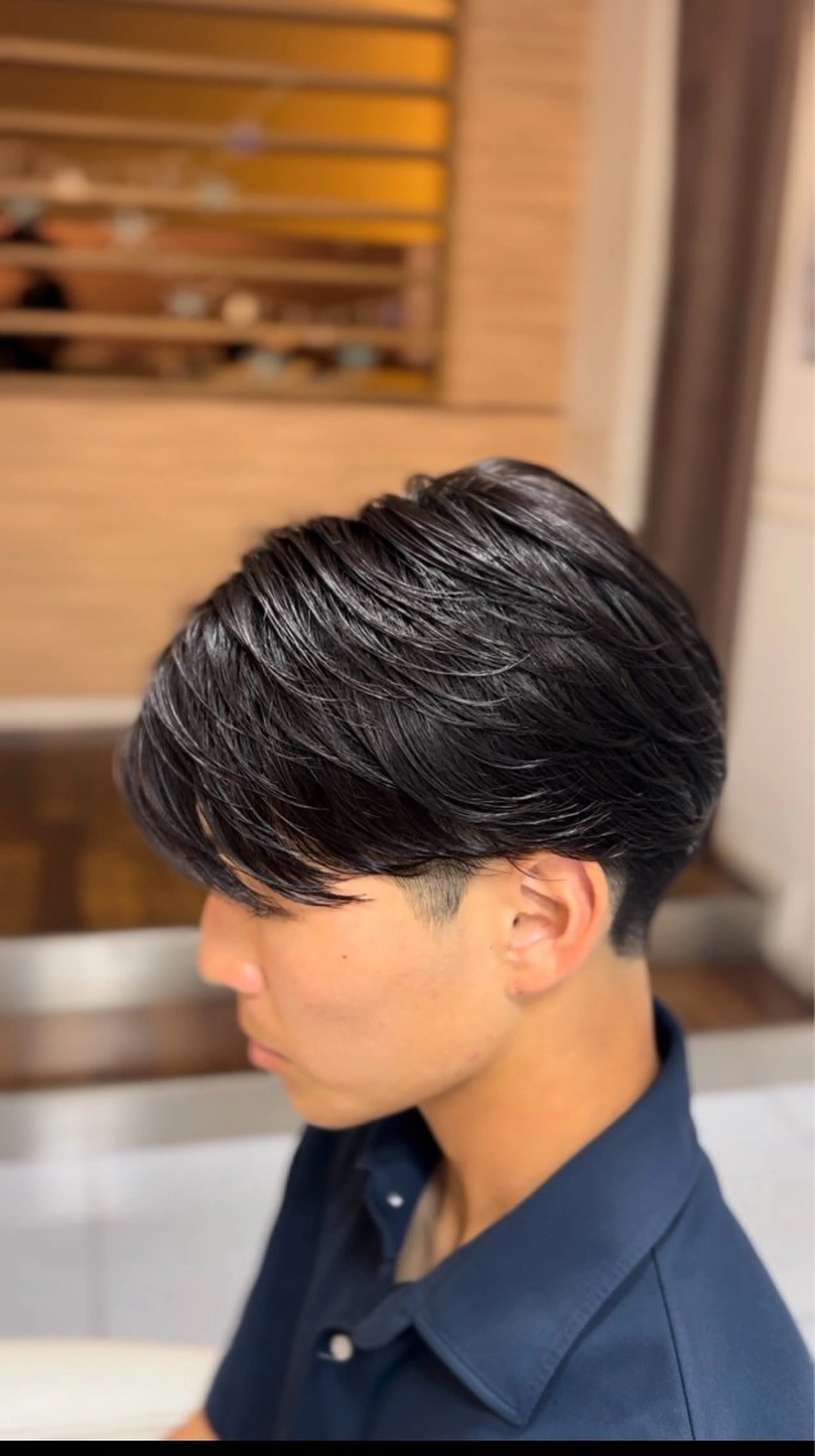 ショート パーマ メンズ センターパート カルマパーマ メンズ韓国風 韓国マッシュ マッシュ カット パーマ トリートメント 🔮メンズ縮毛矯正 毛流れパーマ💎竹永のヘアスタイル