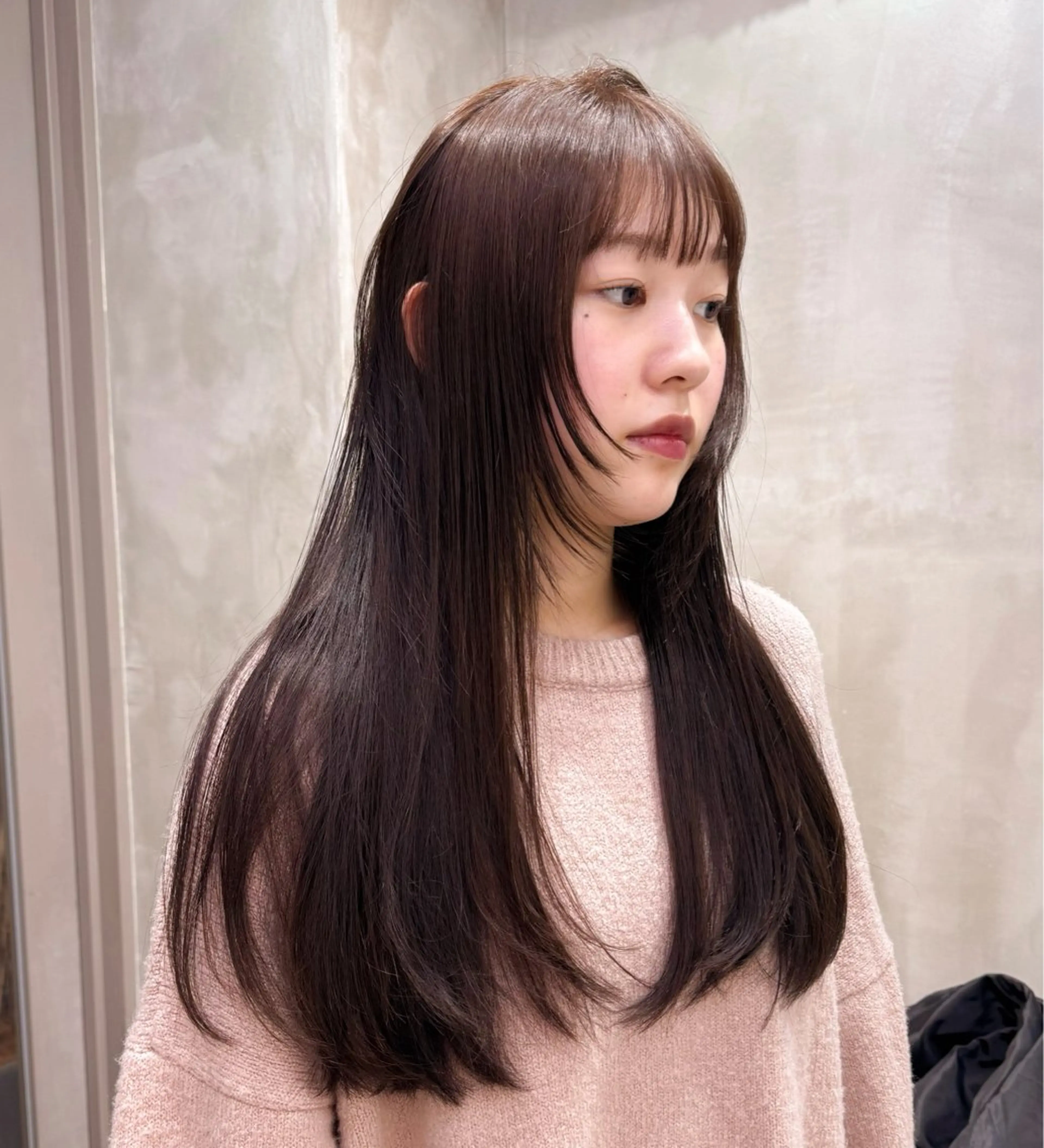 セミロング カラー カット ヘアカラー 🍈yurina パーマ🍈のヘアスタイル