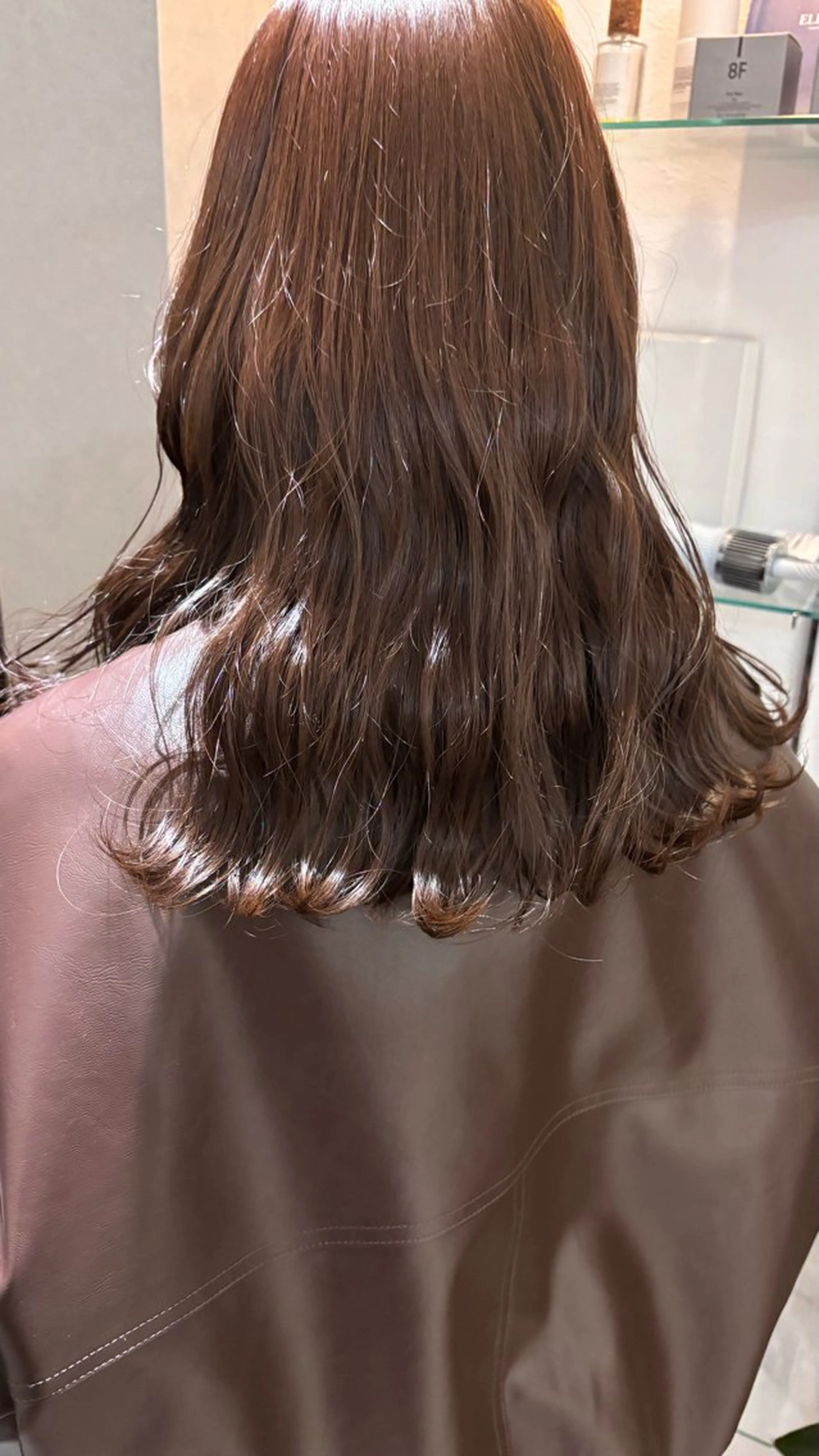 セミロング ヘアカラー トリートメント Fukuma Karinのヘアスタイル