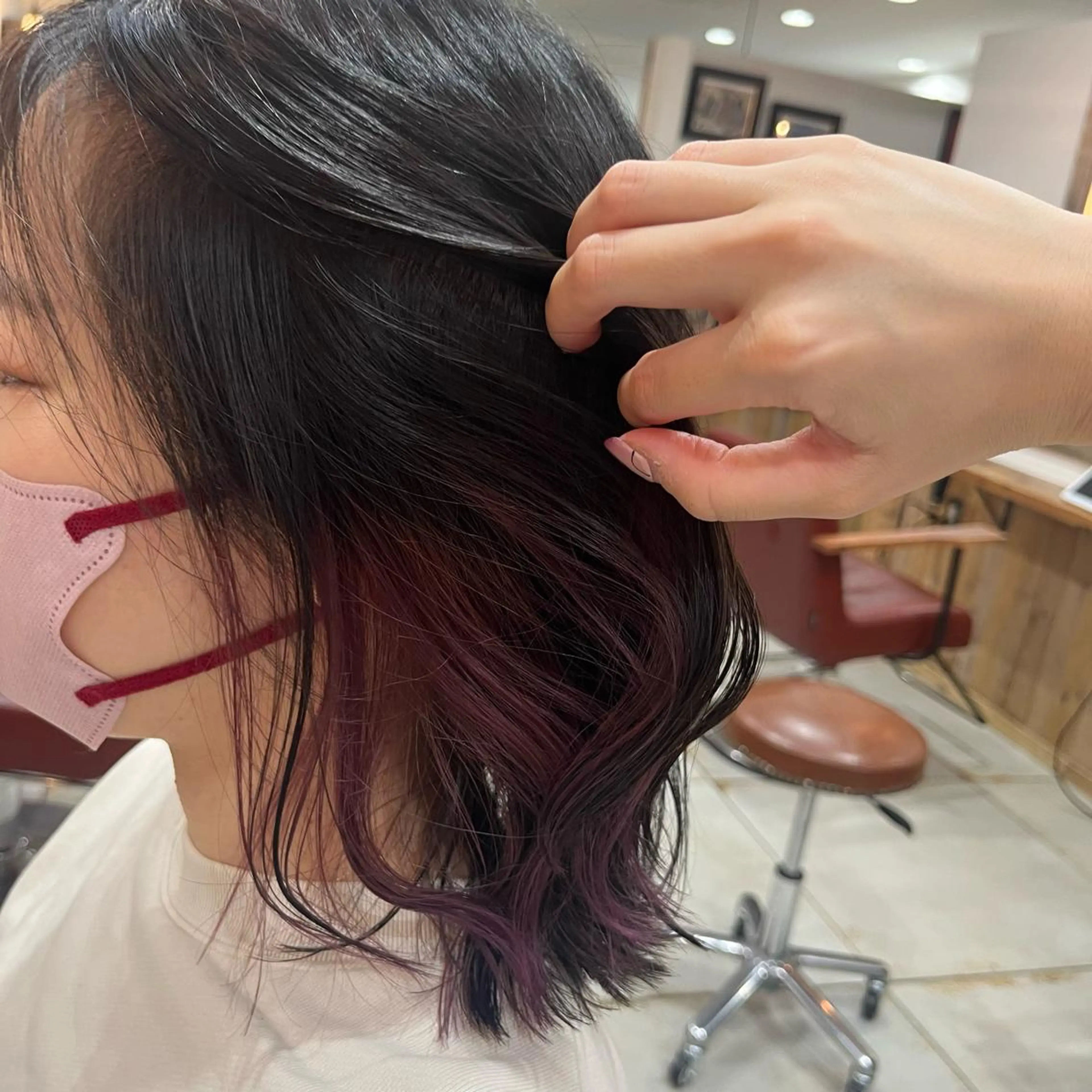 ミディアム ヘアカラー トリートメント 🦋坂本 未結🦋のヘアスタイル