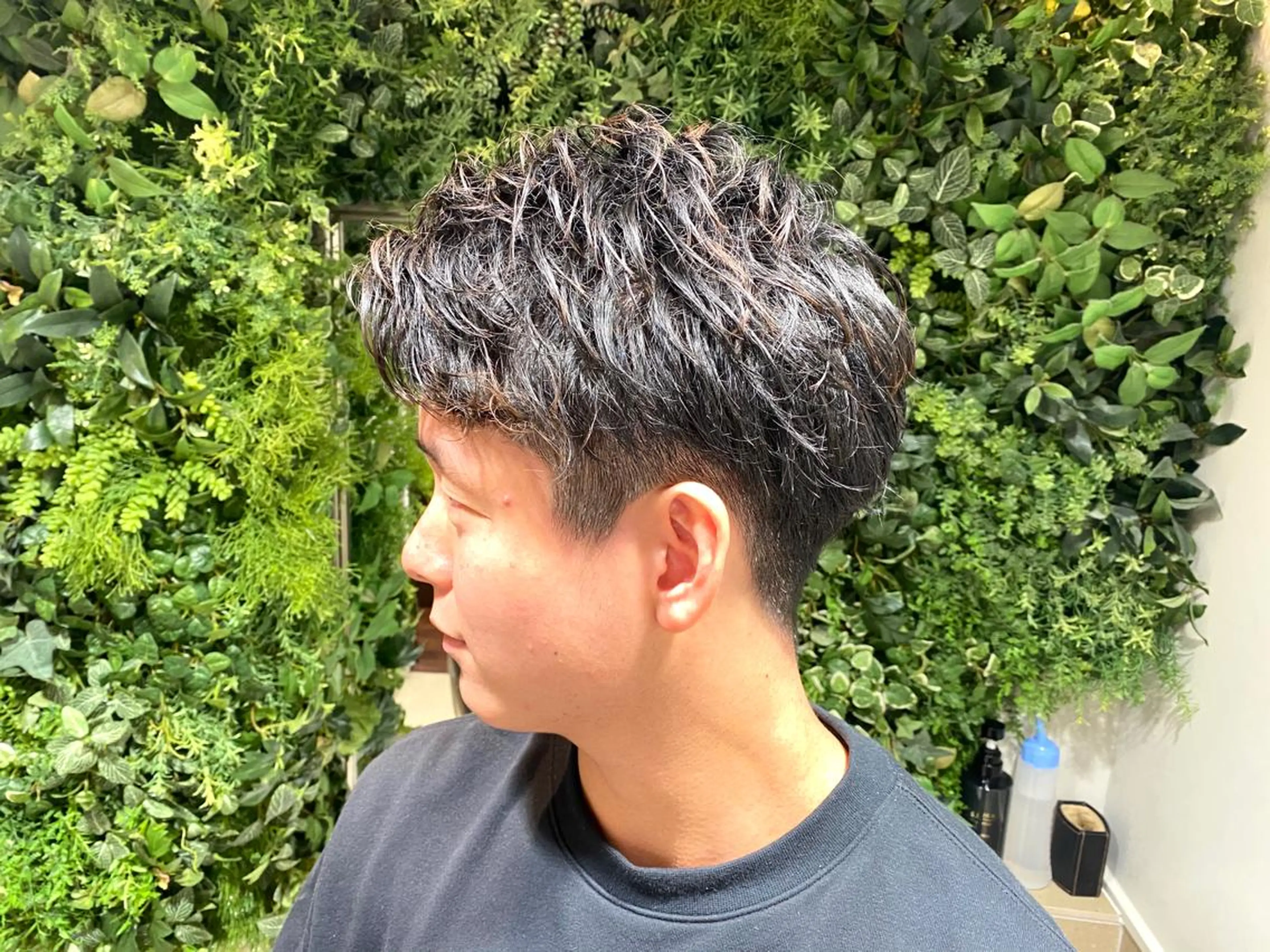 ミディアム メンズ HIRO GINZA 池袋東口店所属・林田 龍明のヘアスタイル