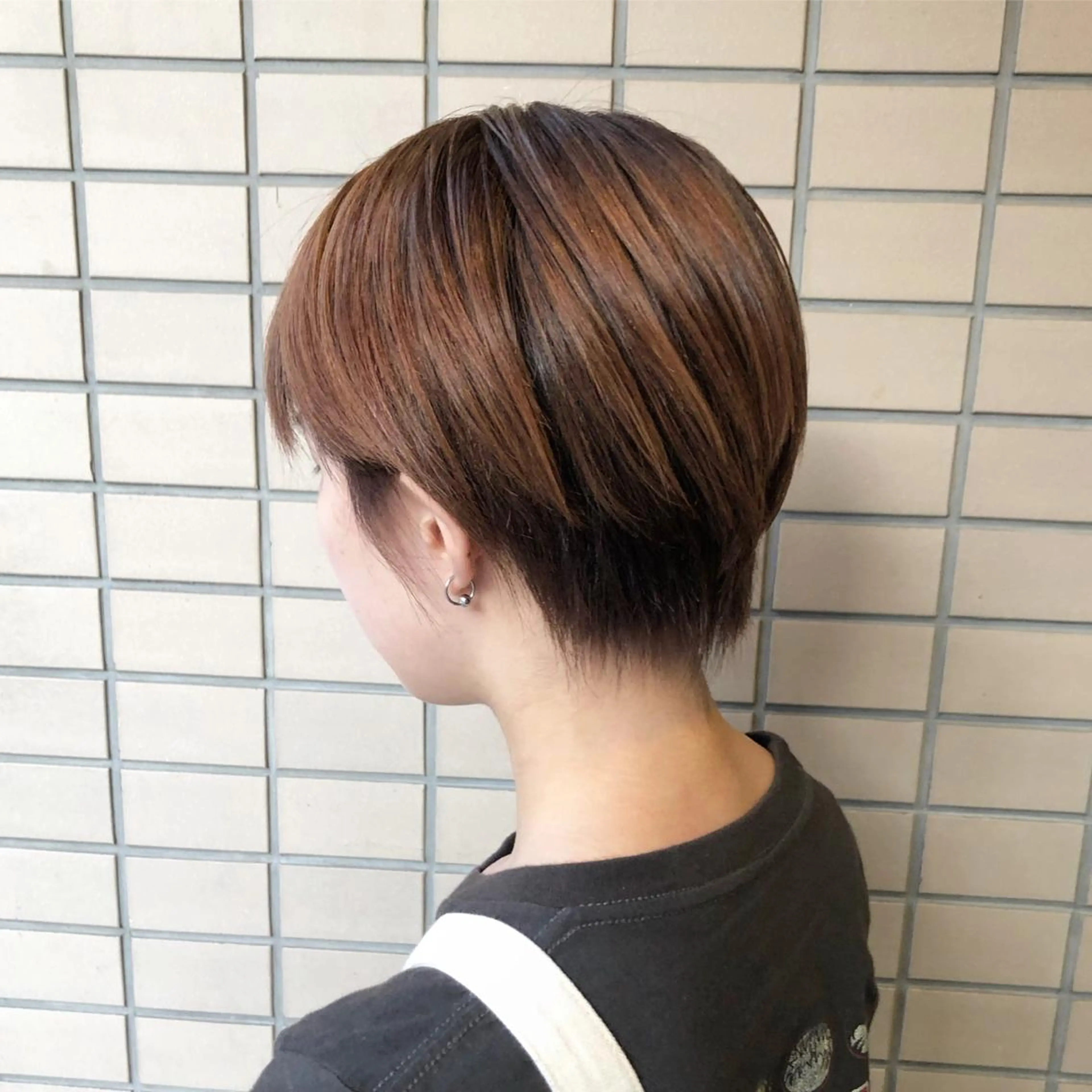 ショート ショートヘア キノシタ ナオユキのヘアスタイル