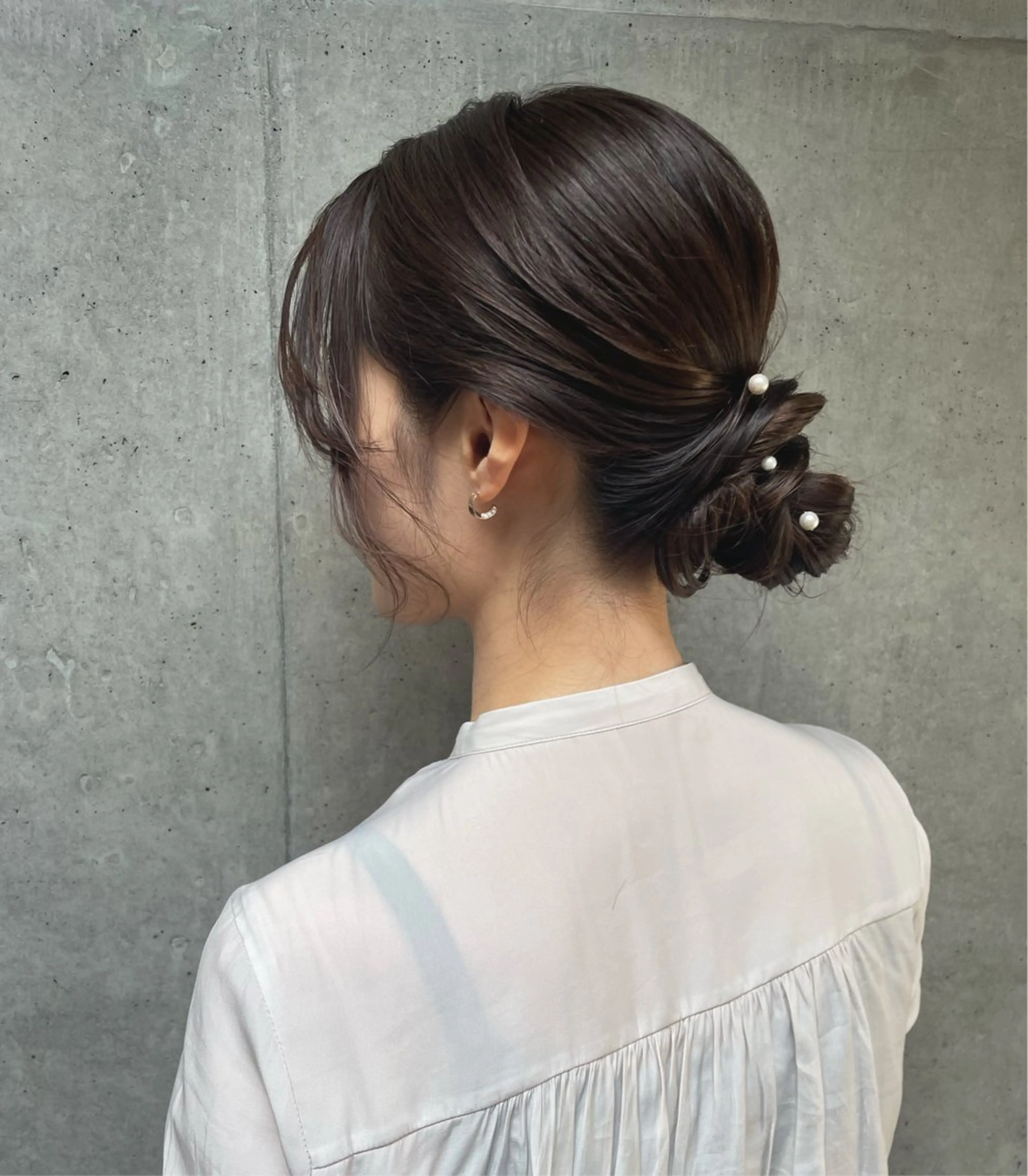 セミロング ヘアアレンジ ヘアセット 髪質改善/縮毛/新宿 🫧SUZUKA🫧のヘアスタイル