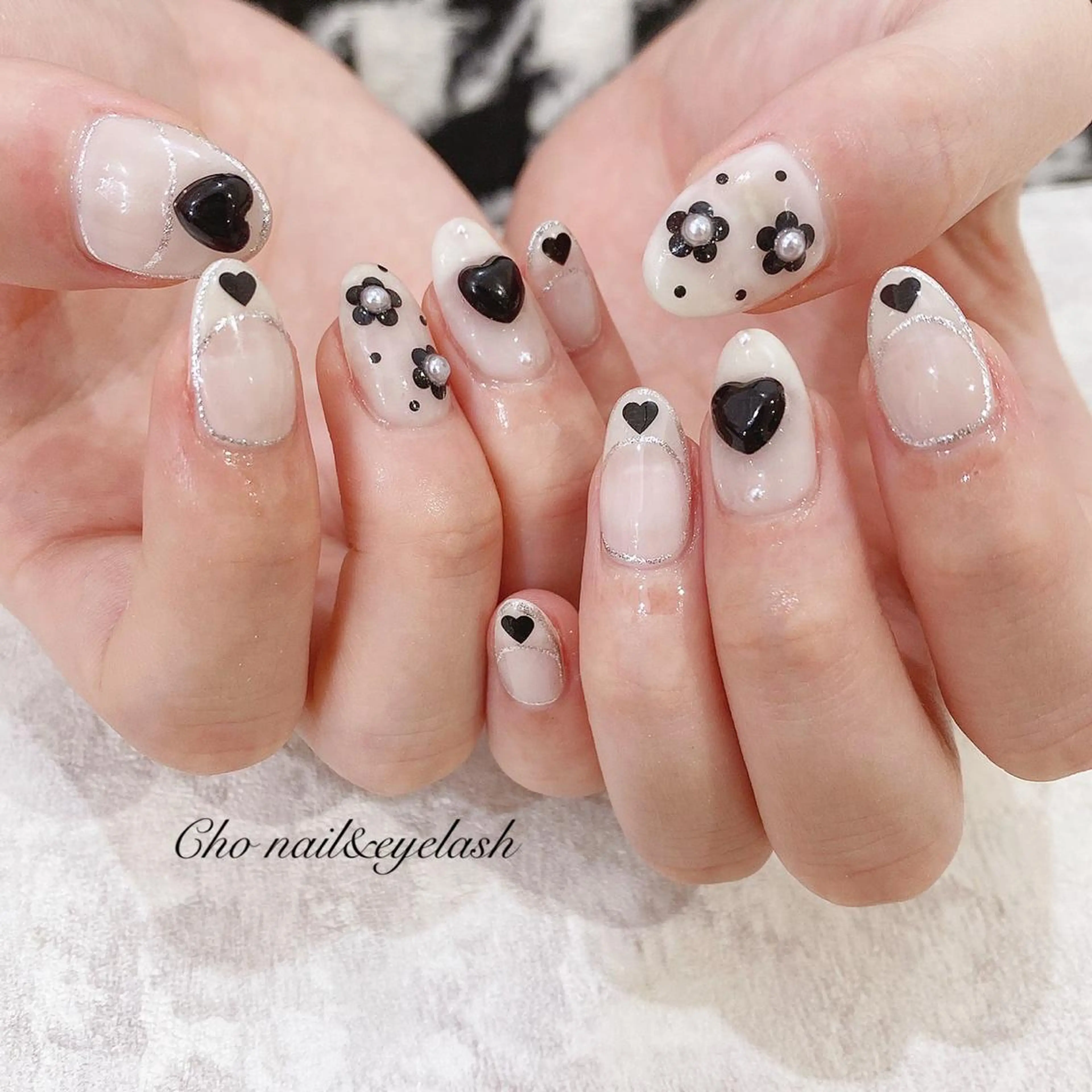 ミディアム ネイル cho nailのネイルデザイン