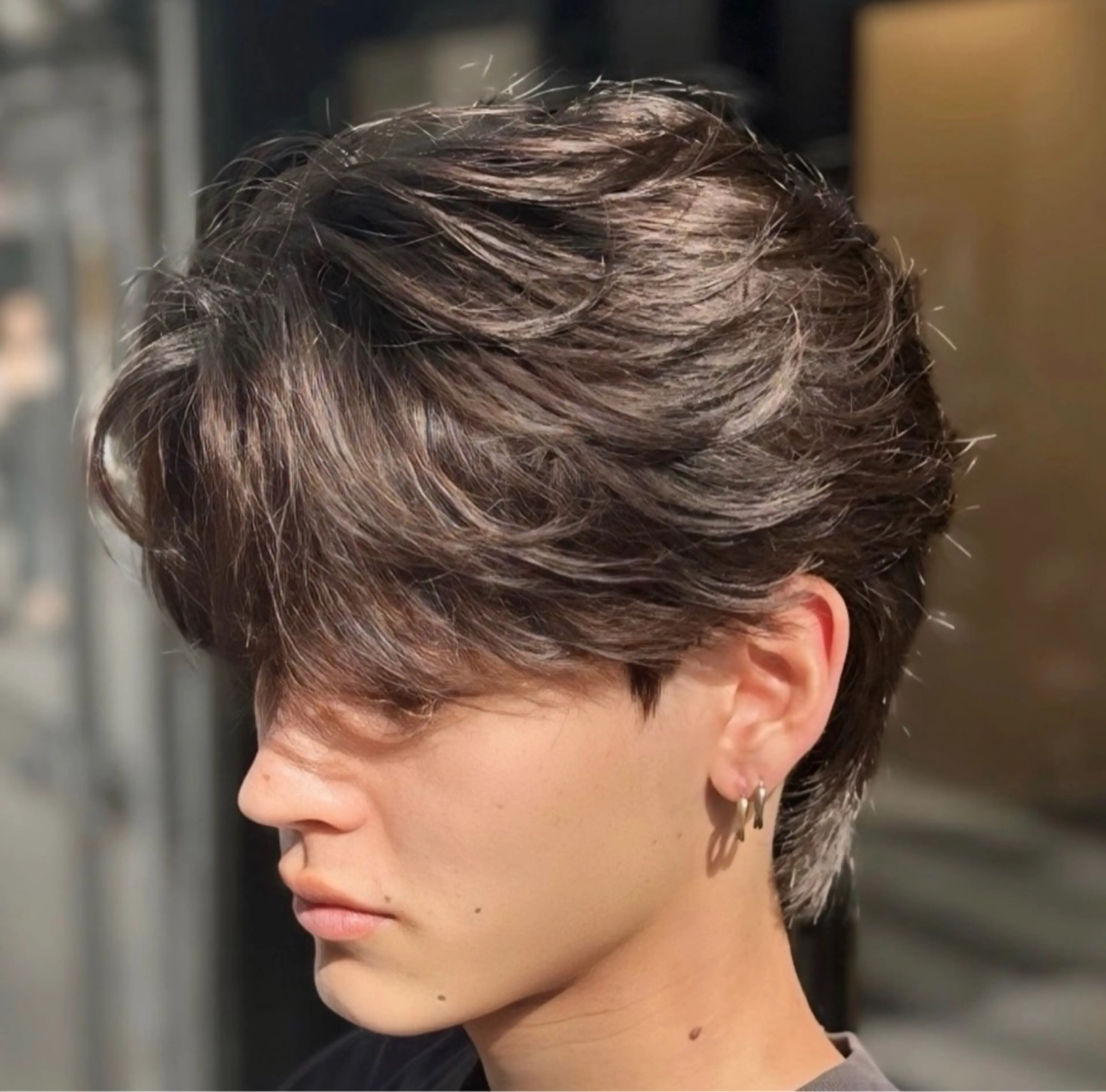 ニュアンスパーマ➕眉カットの写真