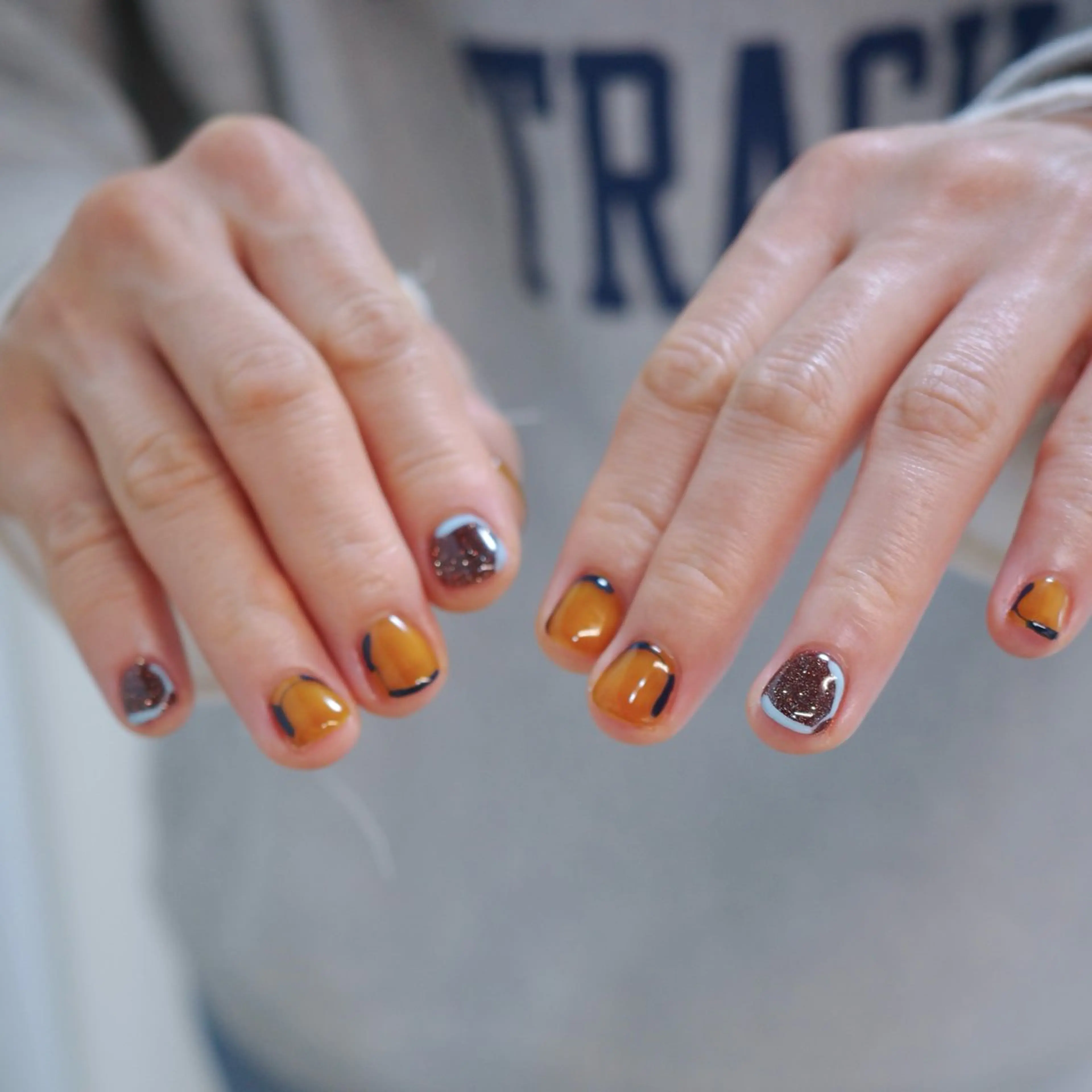 ネイル ハンドネイル pointillé .ayaのネイルデザイン