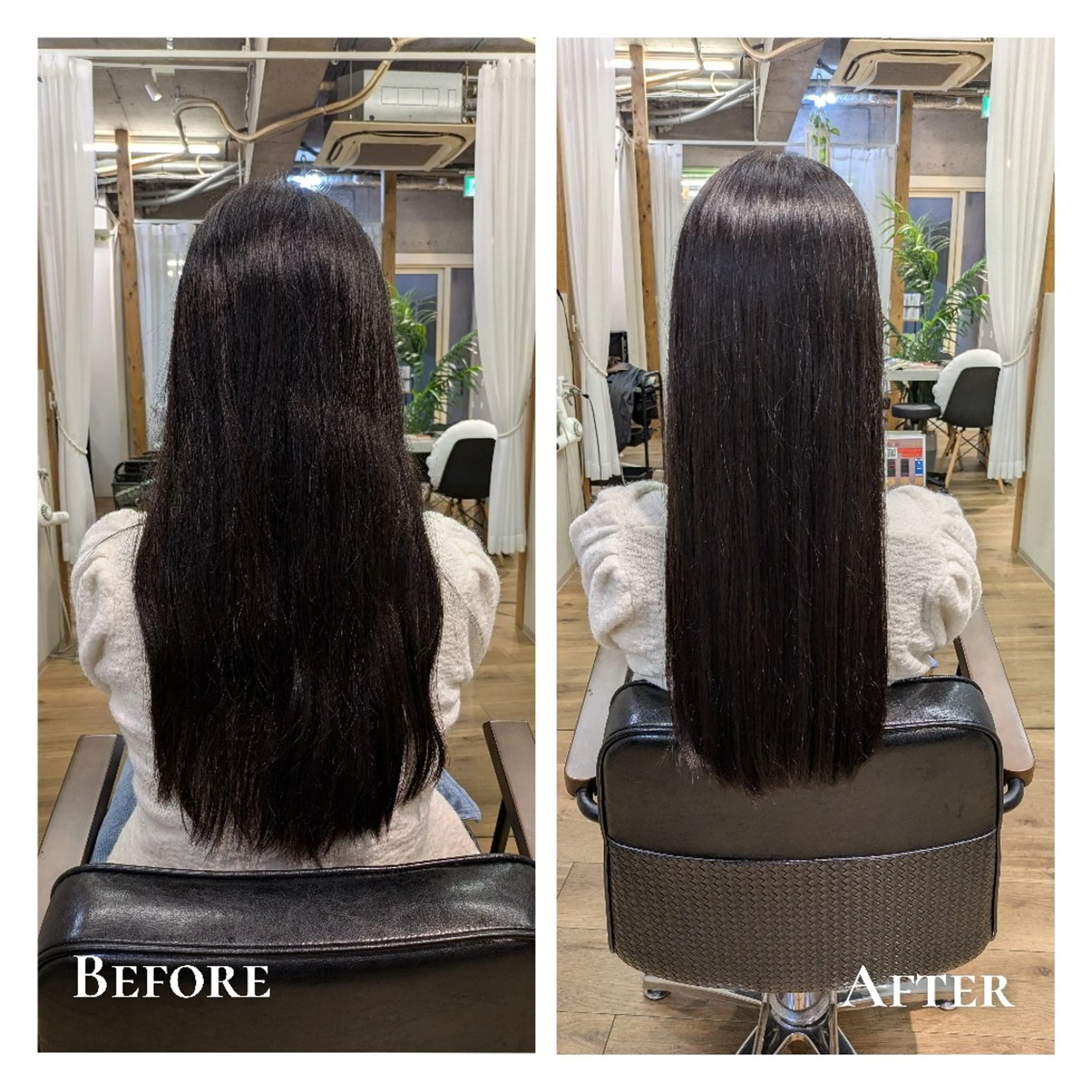 縮毛矯正 トリートメント Cafu hair Tachi所属・有馬 葵のヘアスタイル