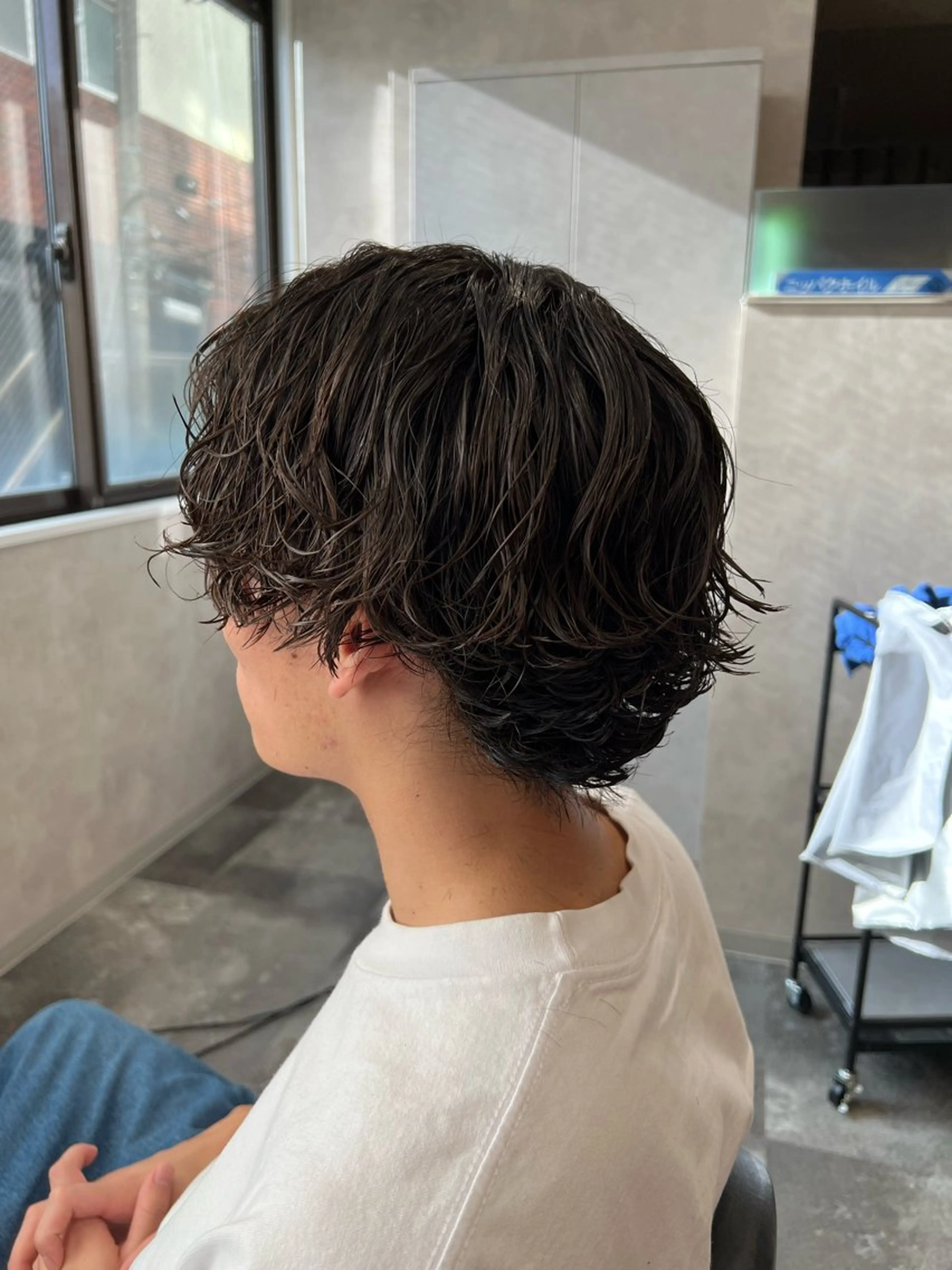 ミディアム パーマ ヘアアレンジ メンズ ミディアムパーマ メンズパーマ メンズショート スパイキーショート メンズツイストパーマ メンズ特化/カラー/ パーマ/ケイシンのヘアスタイル
