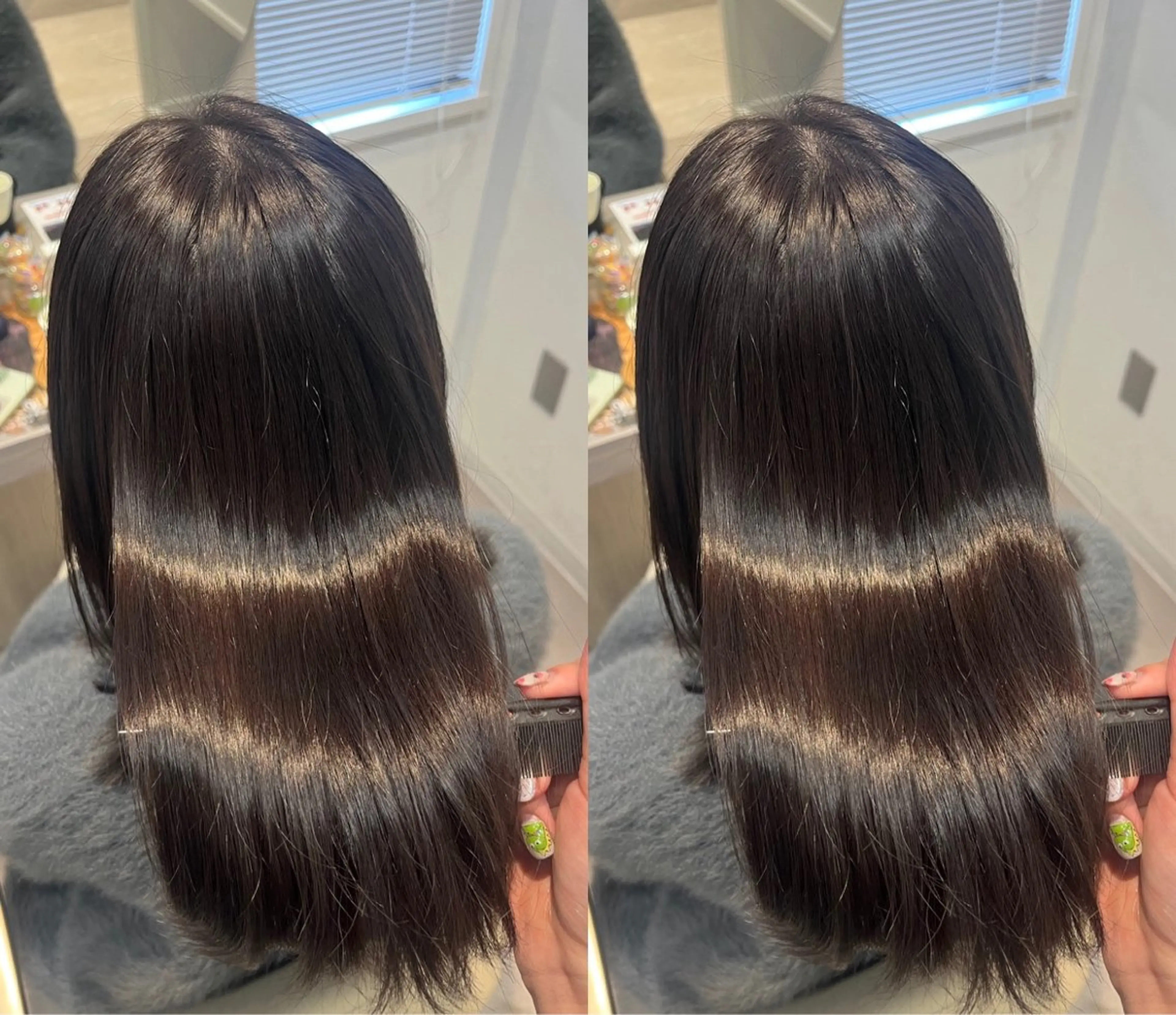 ミディアム カラー みう/仙台/暖色/ 艶髪/顔周りカット/のヘアスタイル