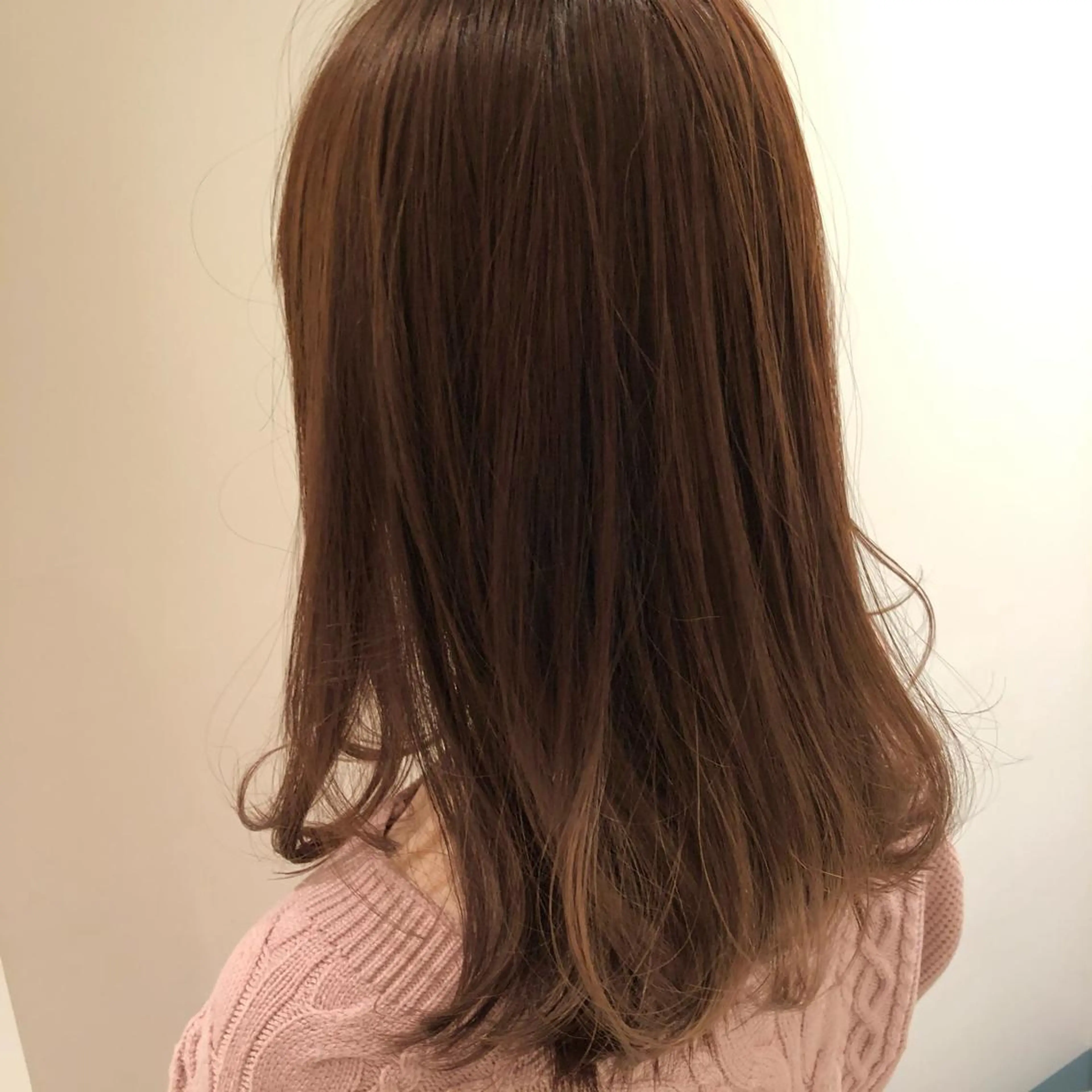 ミディアム カラー ベージュカラー ブリーチ ブリーチなしカラー ピンクカラー ピンクベージュ ボブ/レイヤー/ケア パーマ/リュウタのヘアスタイル