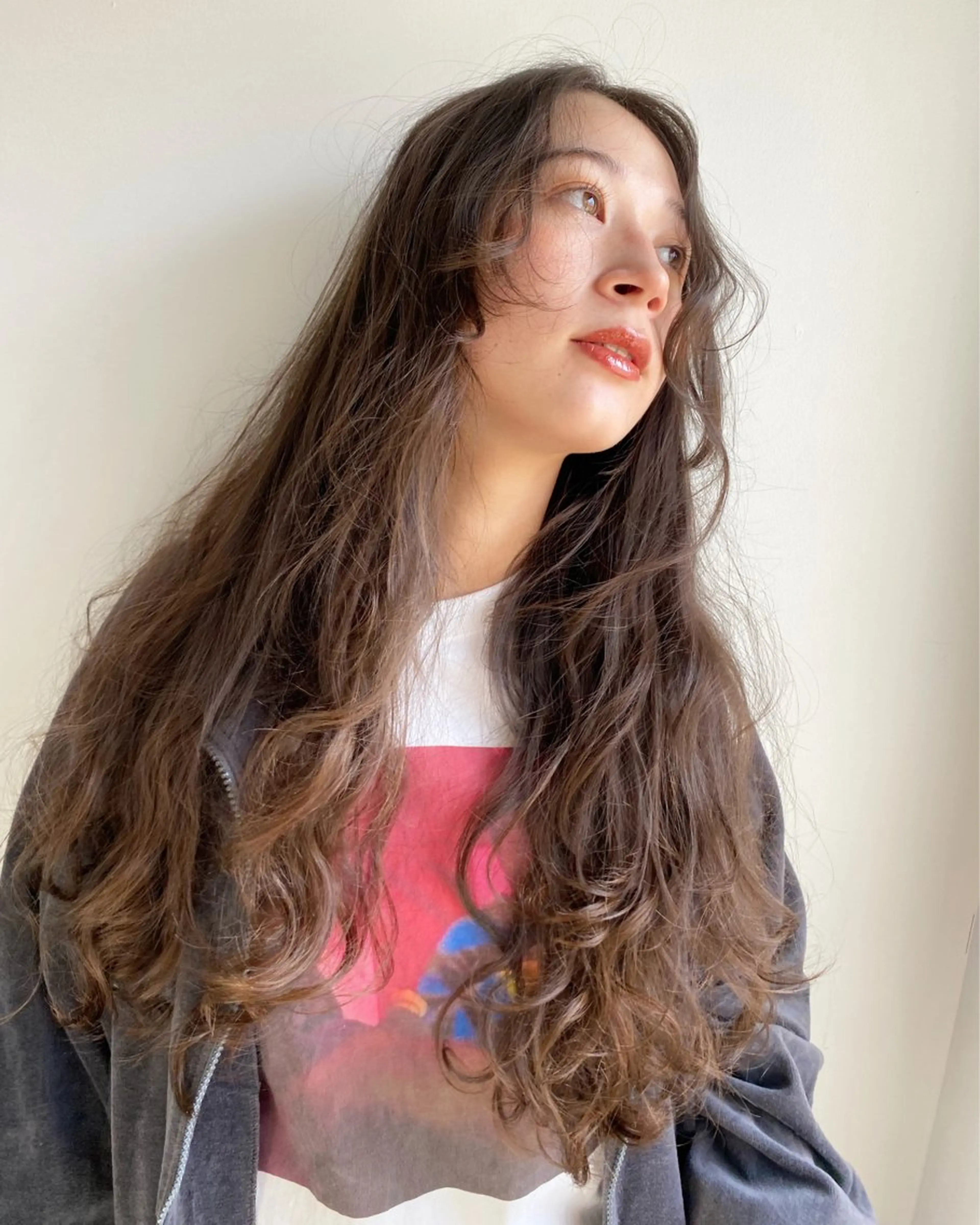 ロング カラー パーマ Hayashi Shioriのヘアスタイル