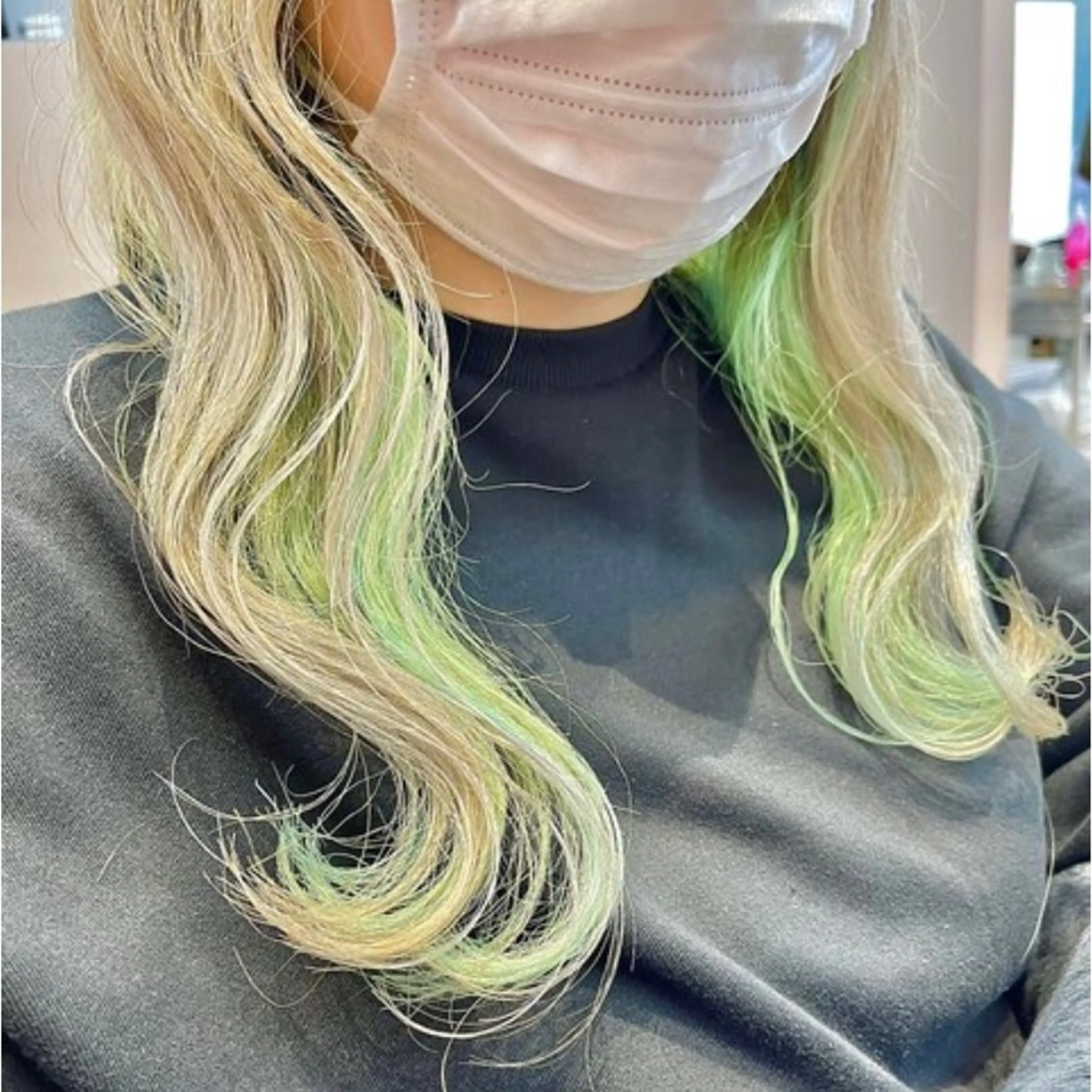 ロング カラー Haruka韓国風 似合わせカット♡のヘアスタイル