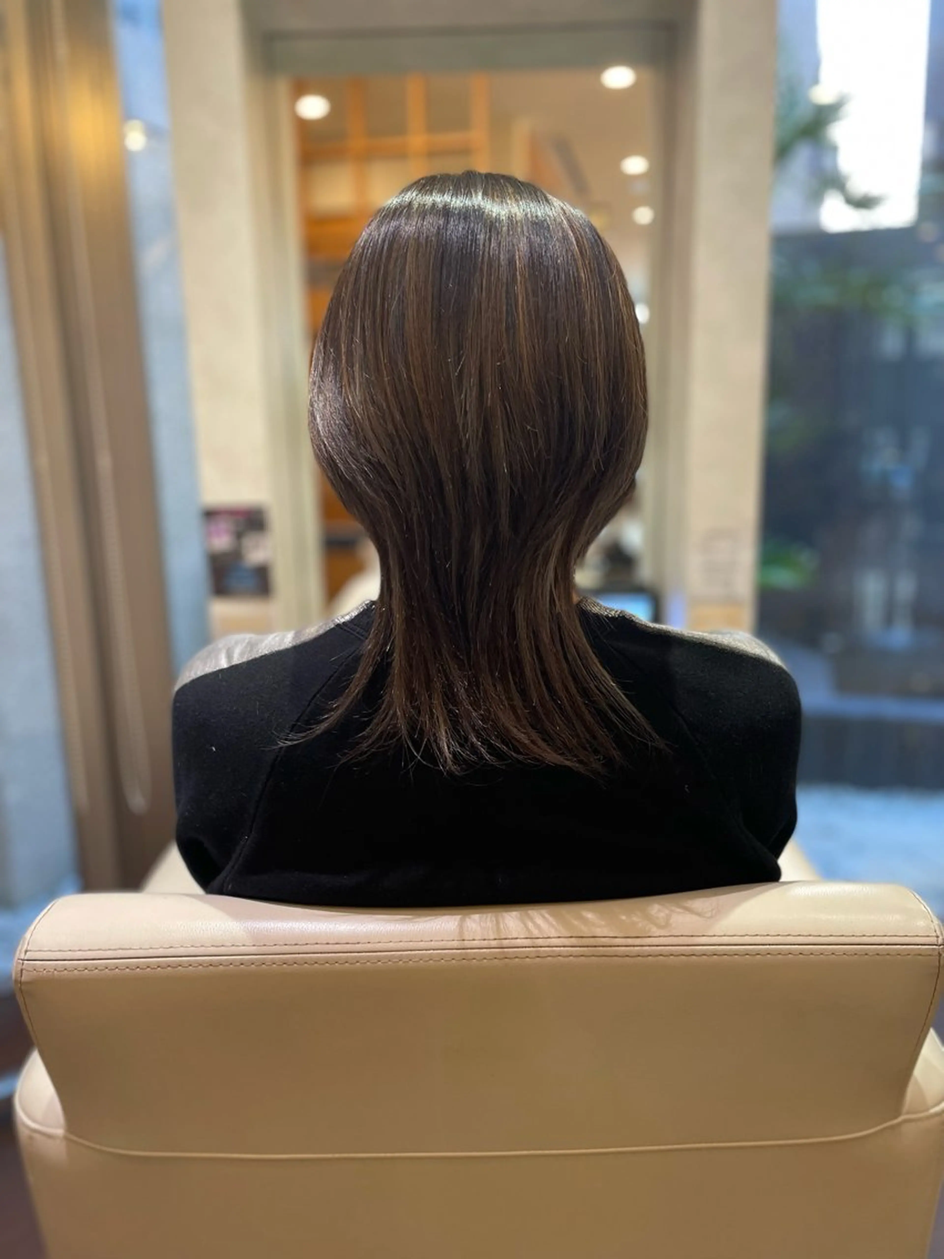 カラー ハイライトカラー VISAGEplus所属・扇 空のヘアスタイル
